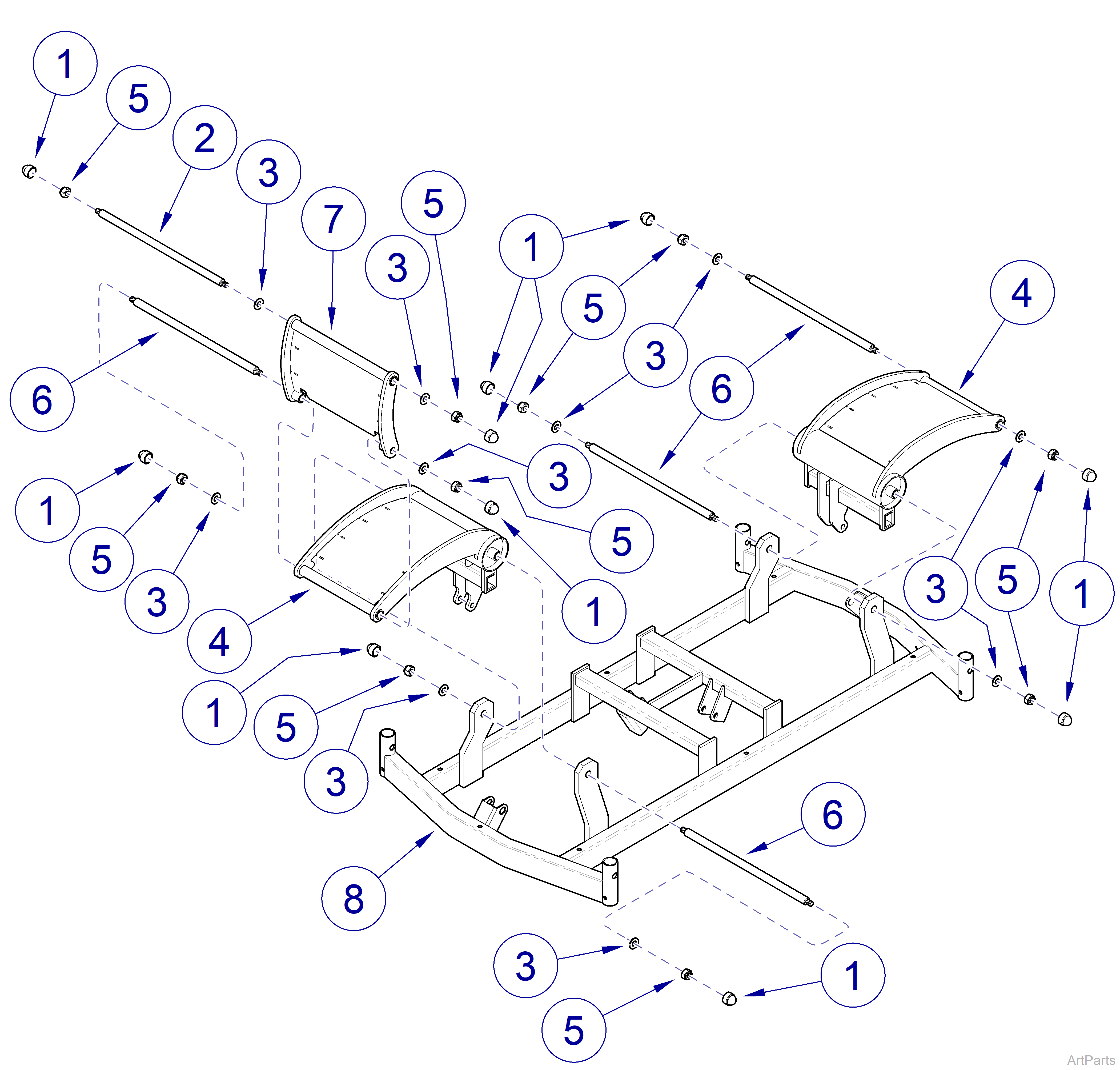 244 Table Base Frame