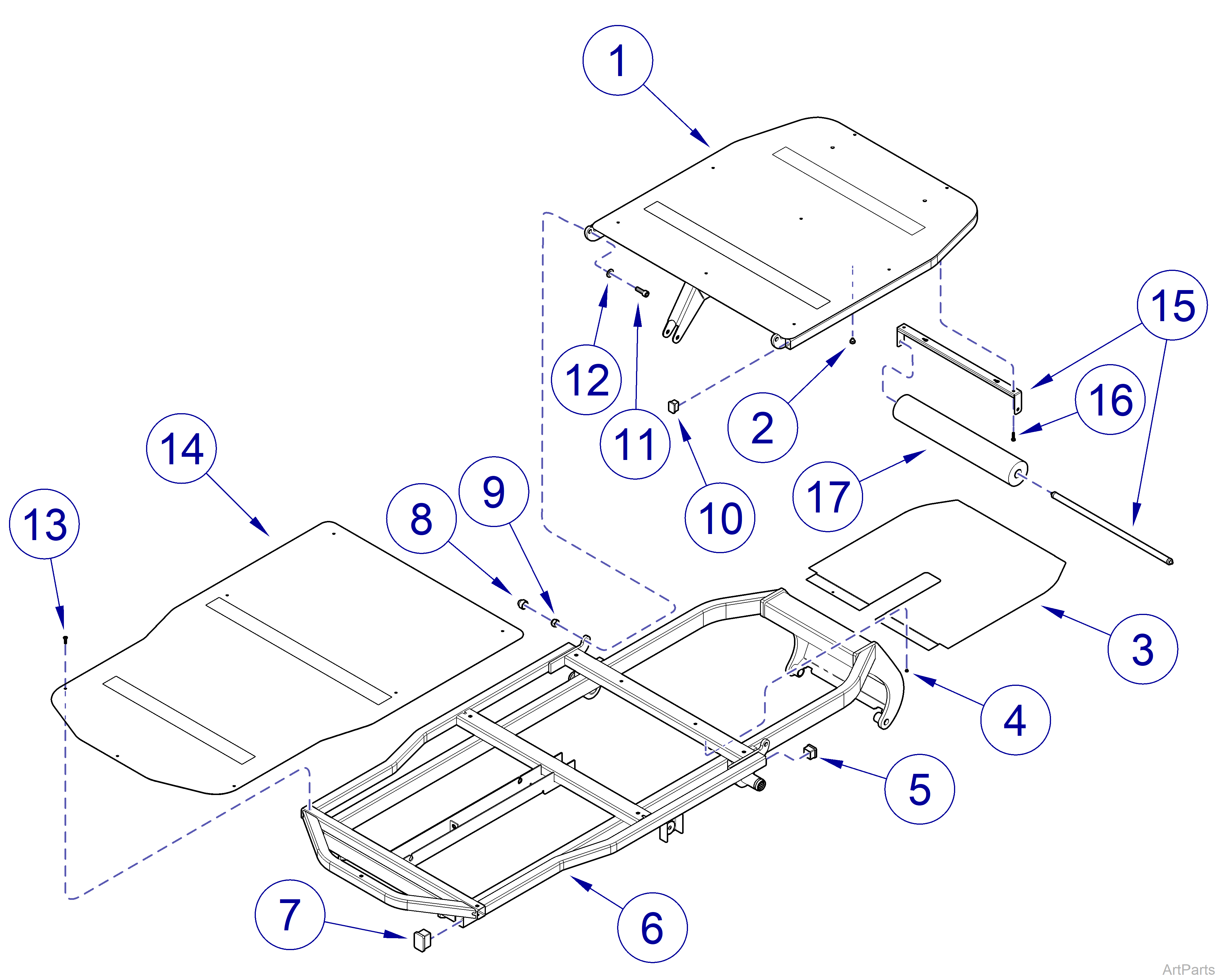 244 Table Upper Frame