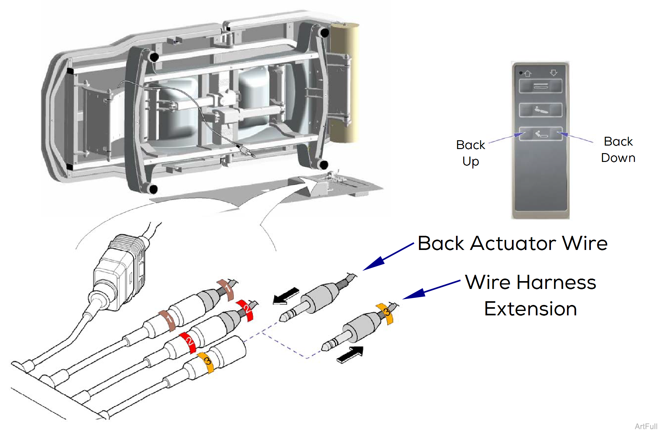 244 Table Base Up / Down Function