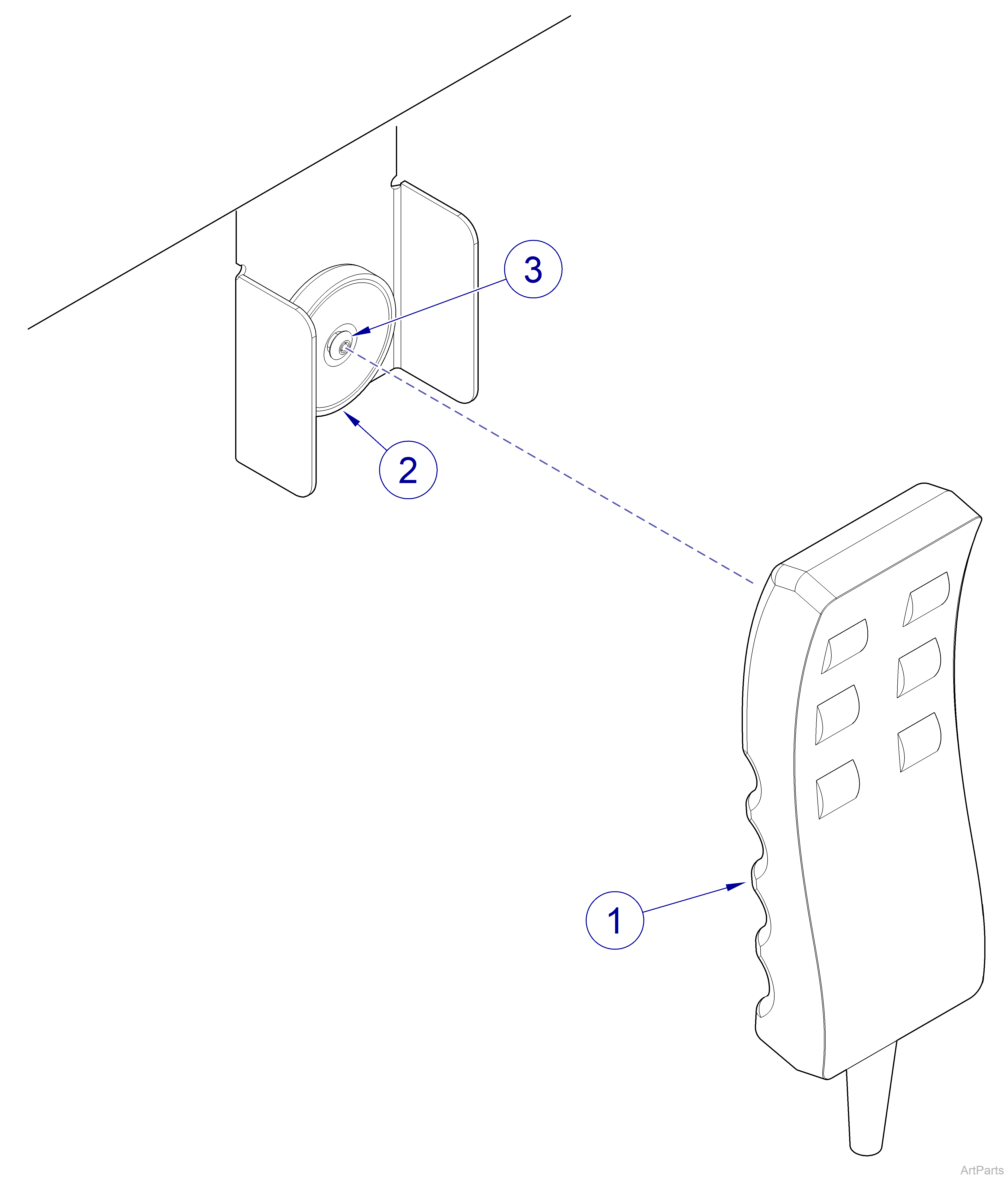 244 Table Hand Control