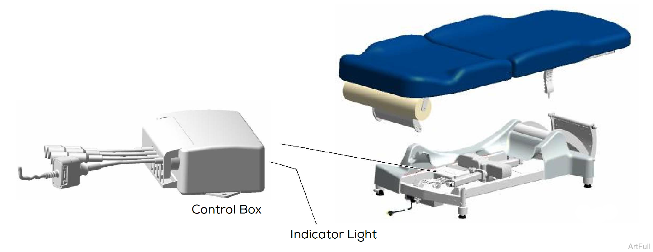 244 Table Control Box