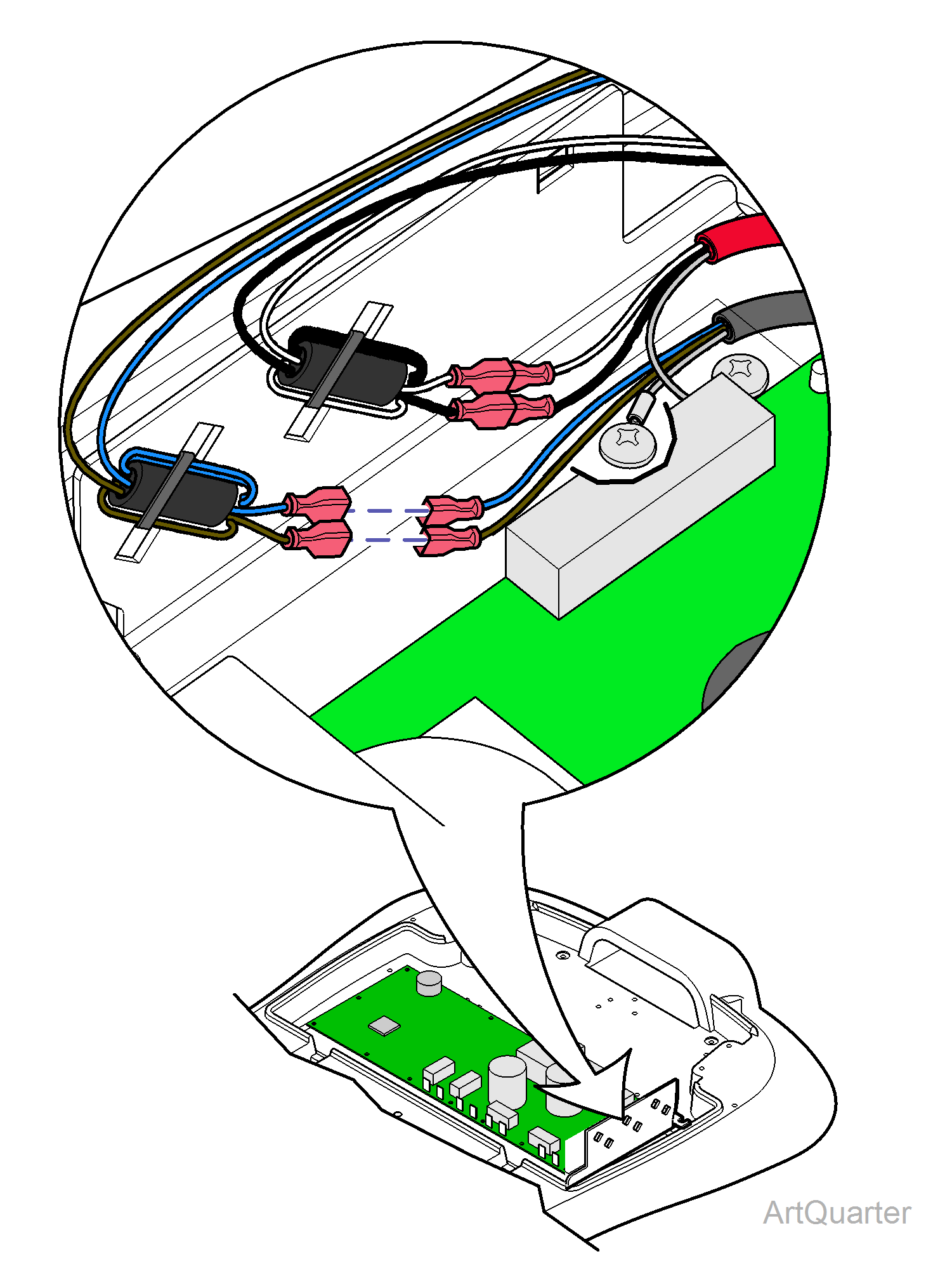 230 and 630 Chair Base Actuator Replacmentmaf69