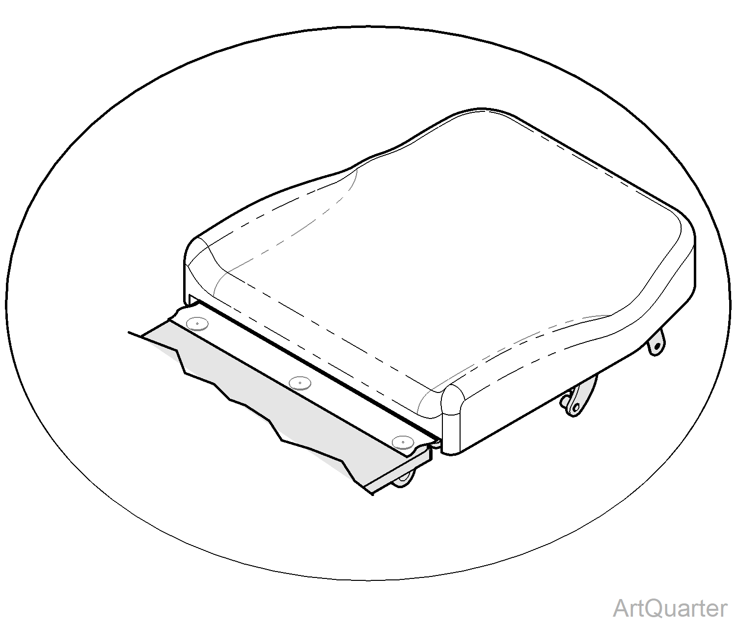 244 Table Upholstery Access Procedures