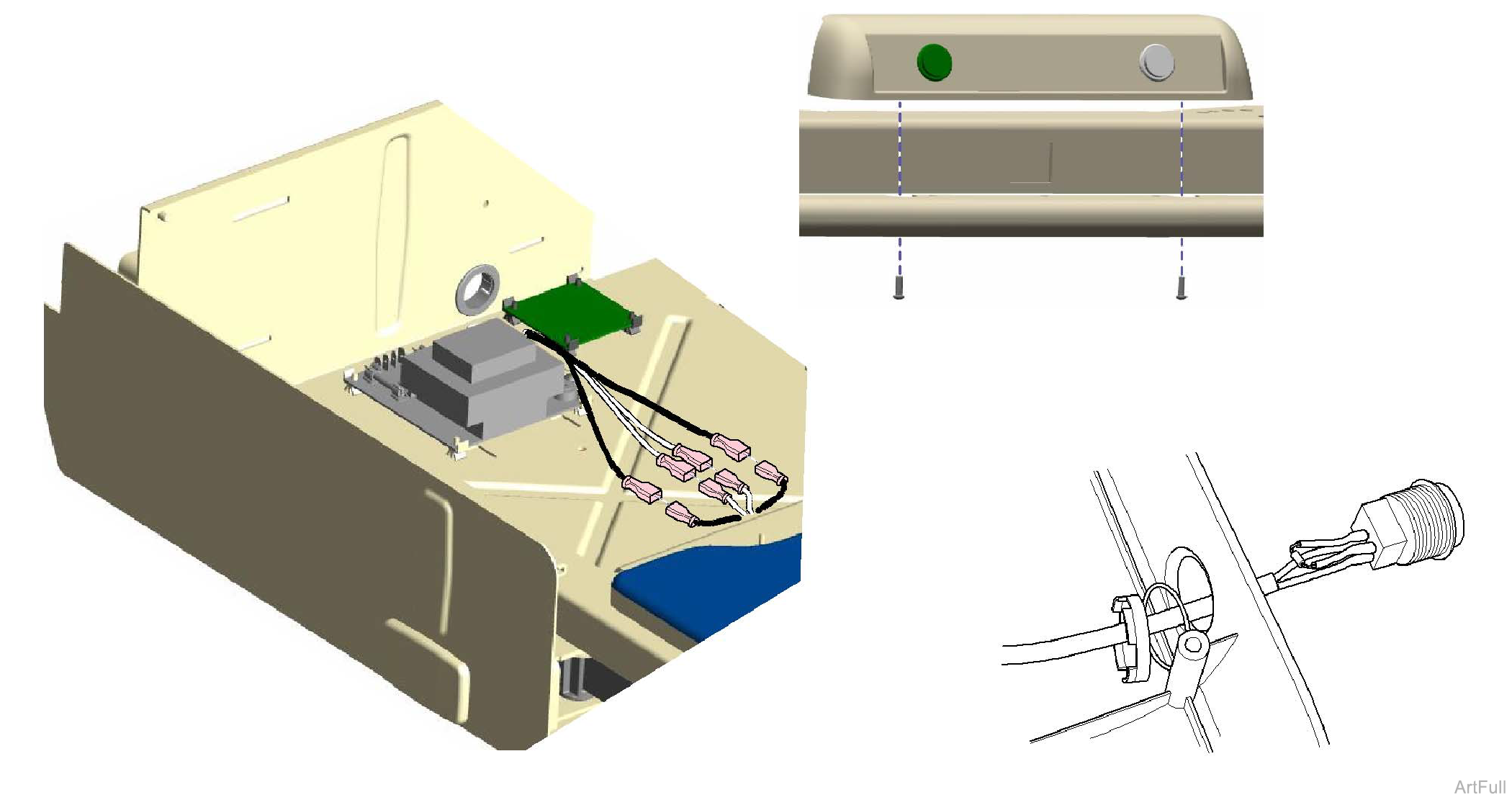 604 Table Upholstery Heater Switch Replacement