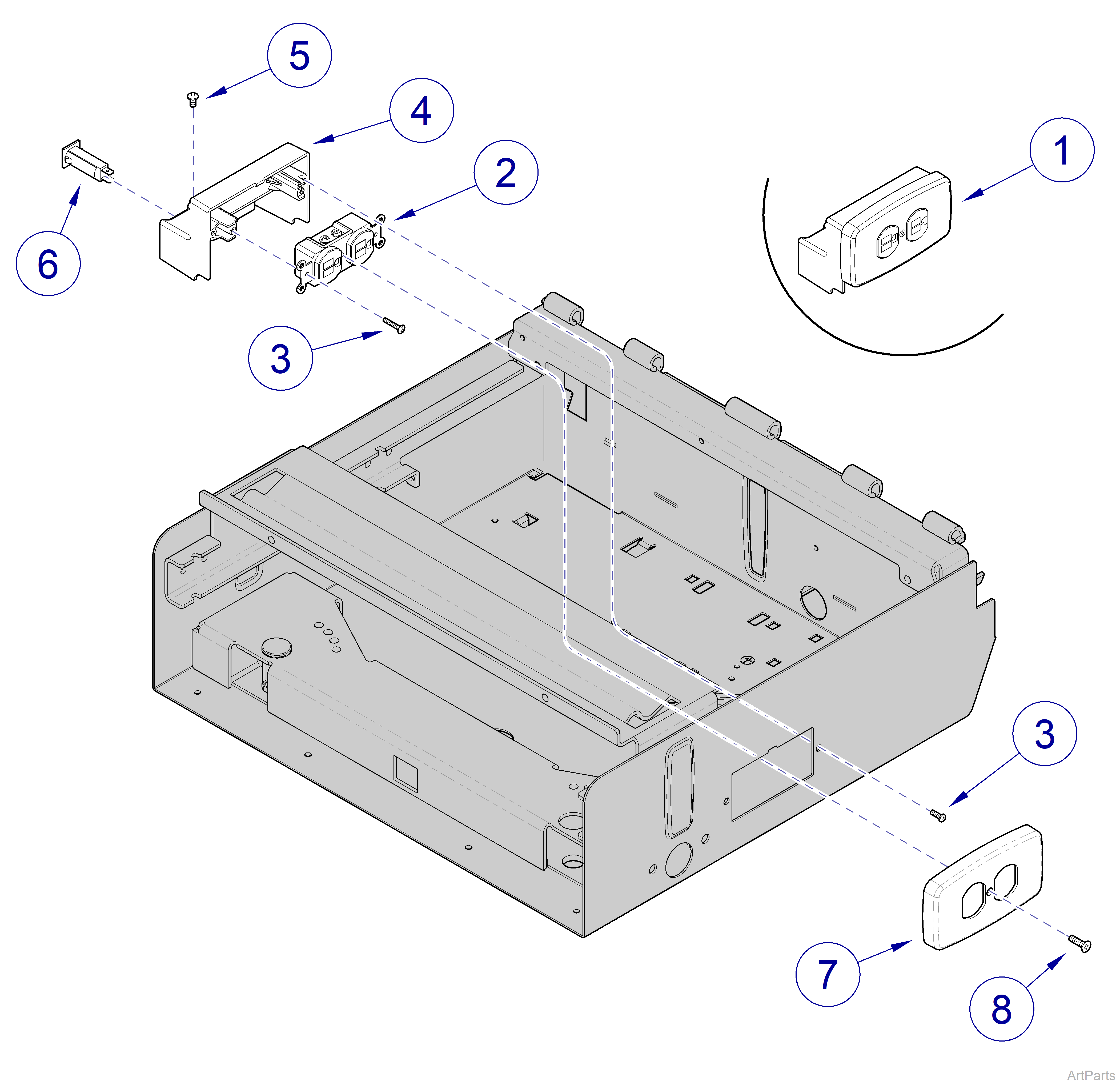 204 and 604 Tables, 120 V Table Receptacle Systems