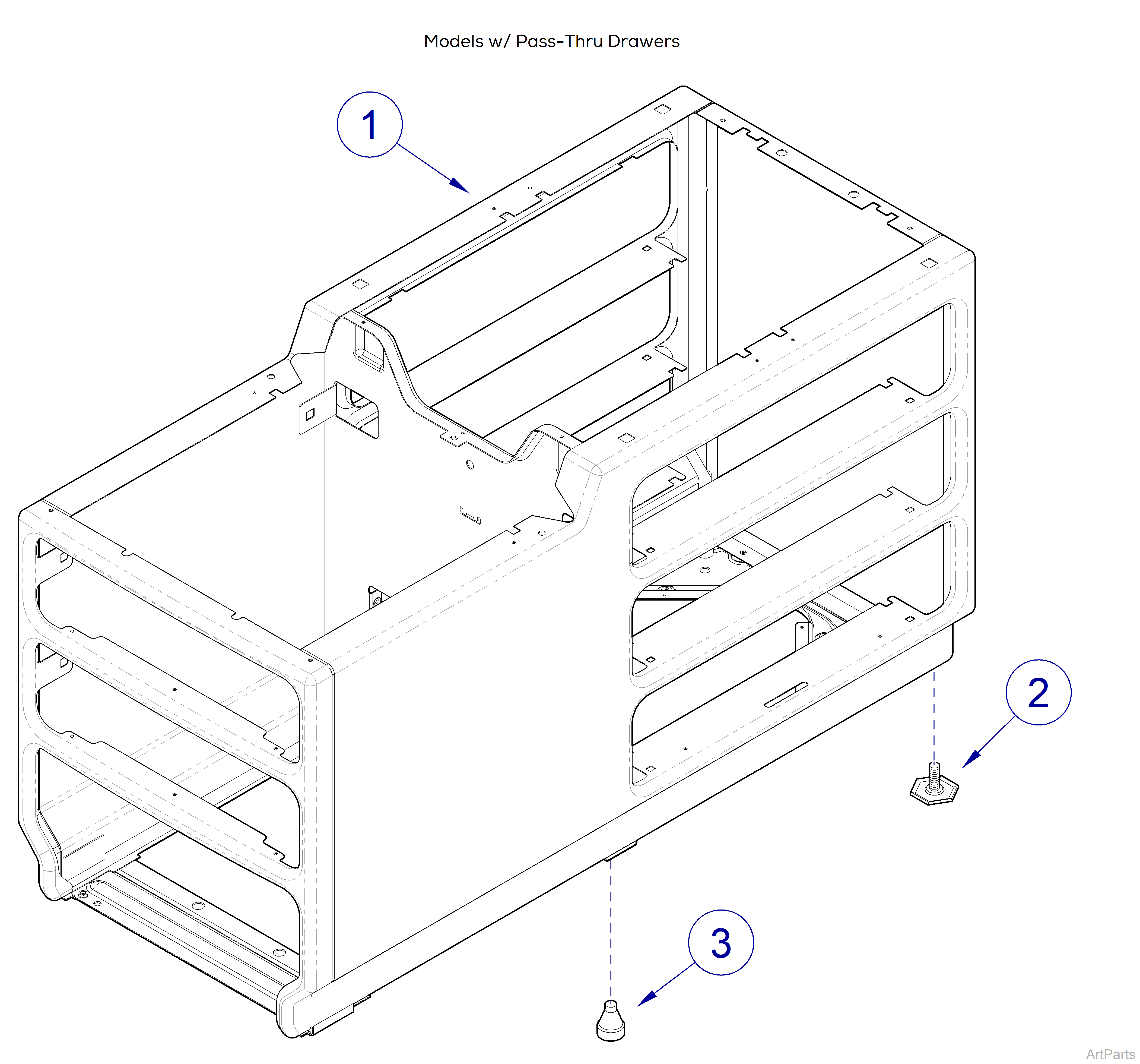 204-011 thru -014 Ritter Cabinets