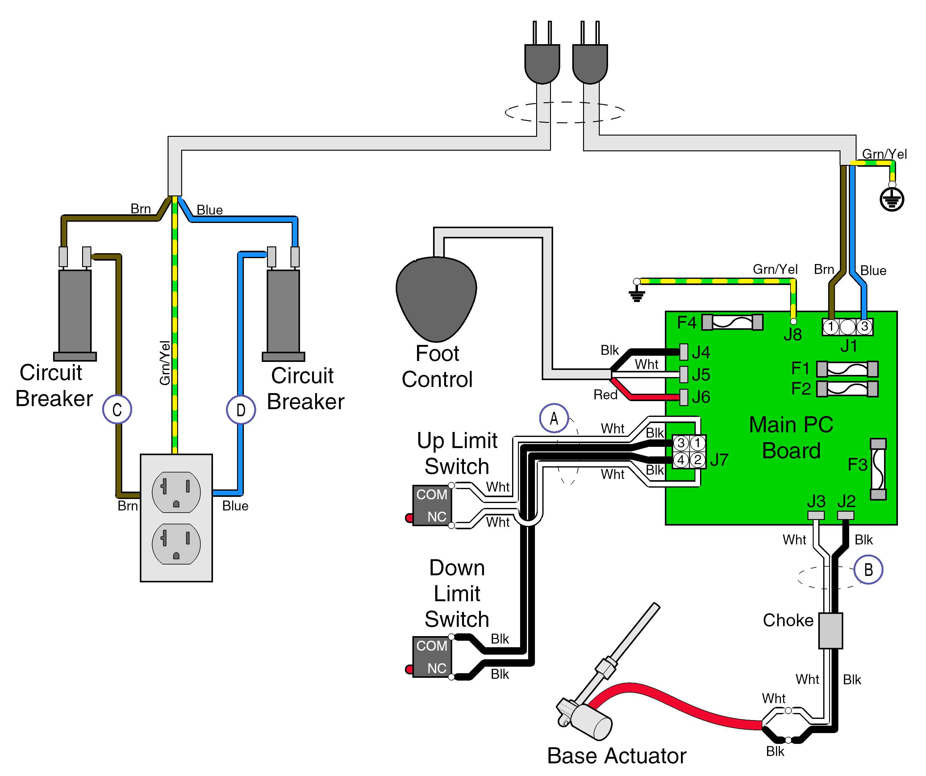 Wiring Diagrams 222-015 and 622-007