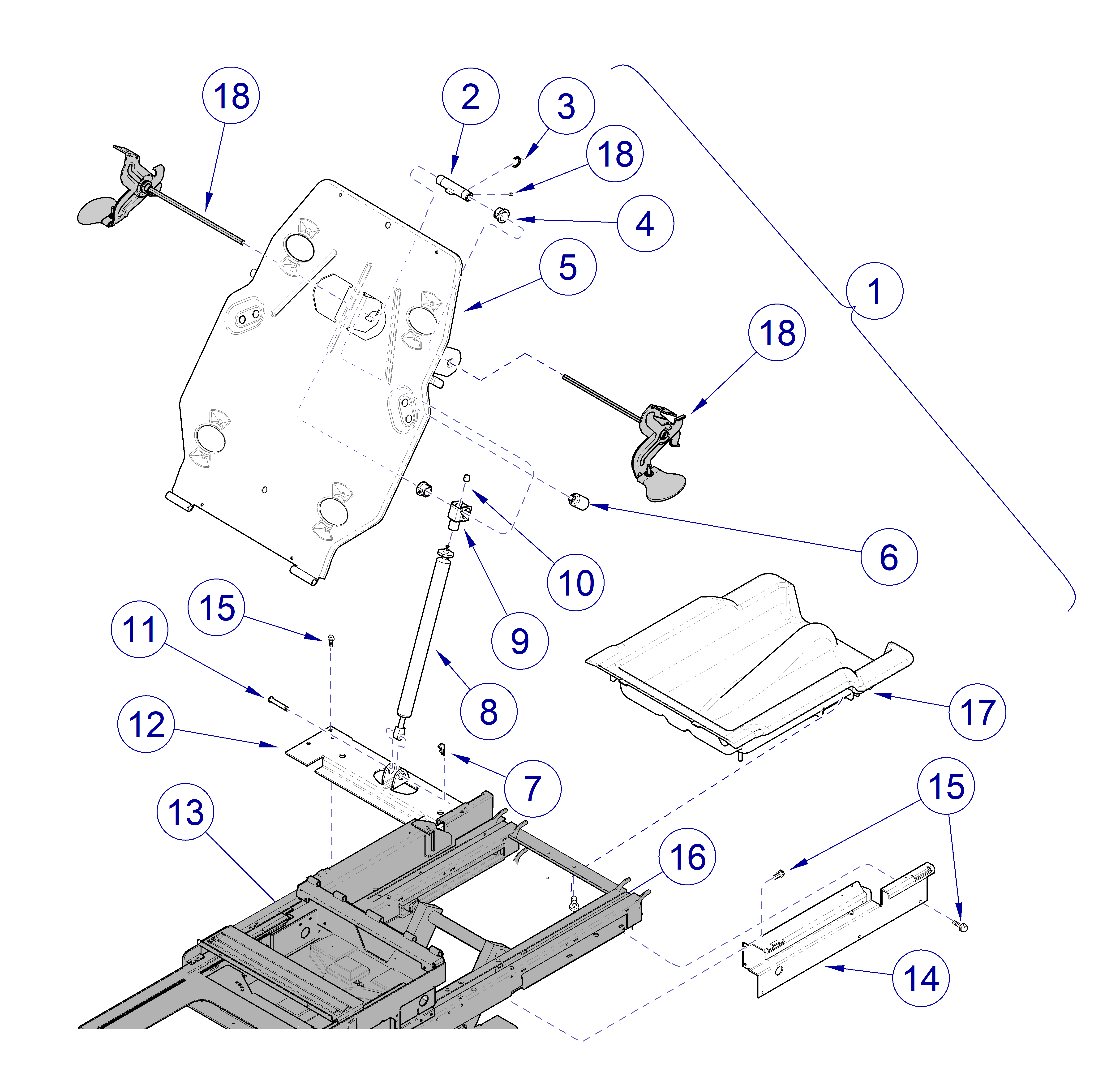 Manual Back Components