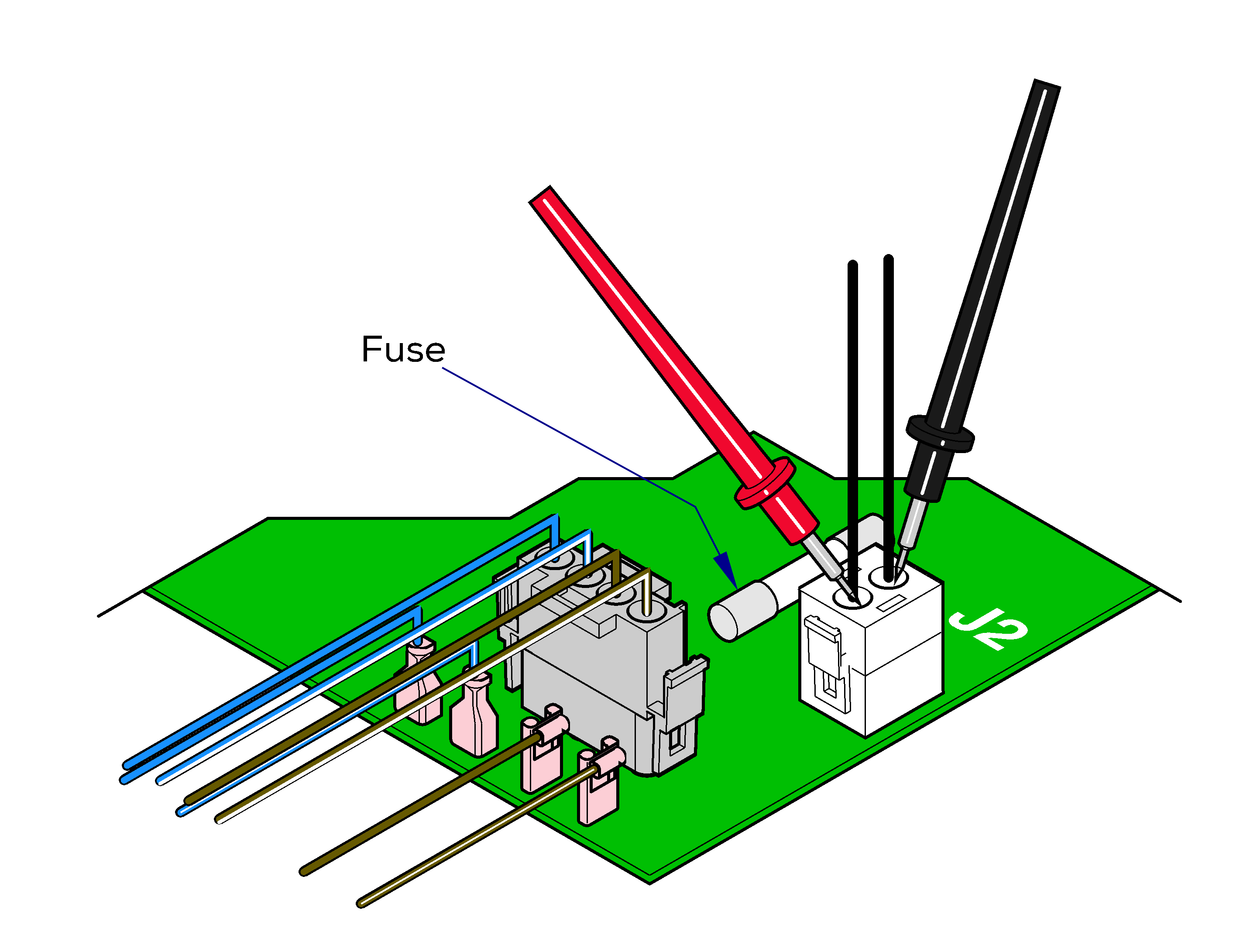 Rotational Brake Electrical Test / Fuse Location