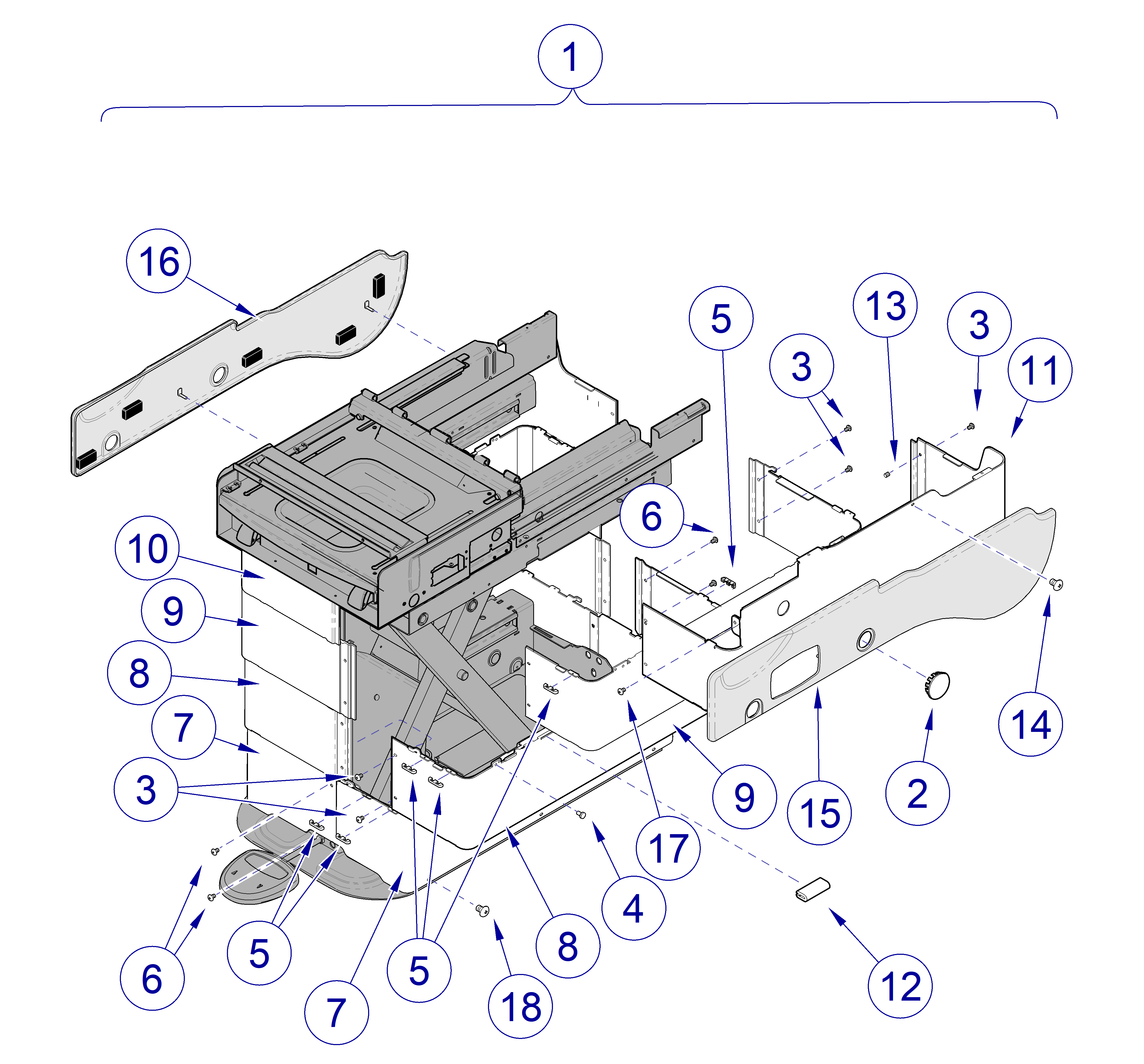 Table Shrouds - Midmark Model