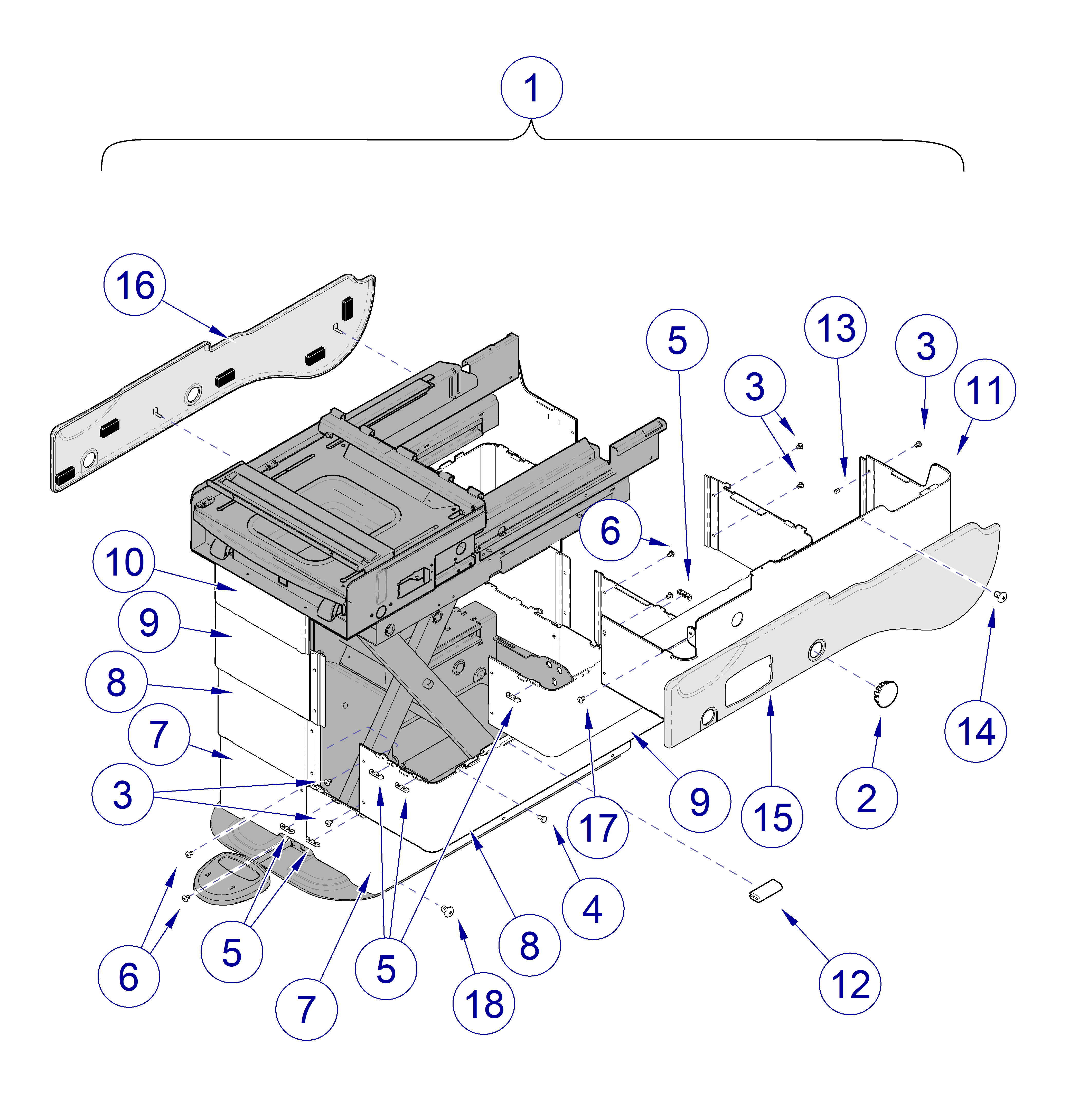 Table Shrouds - Midmark  Model