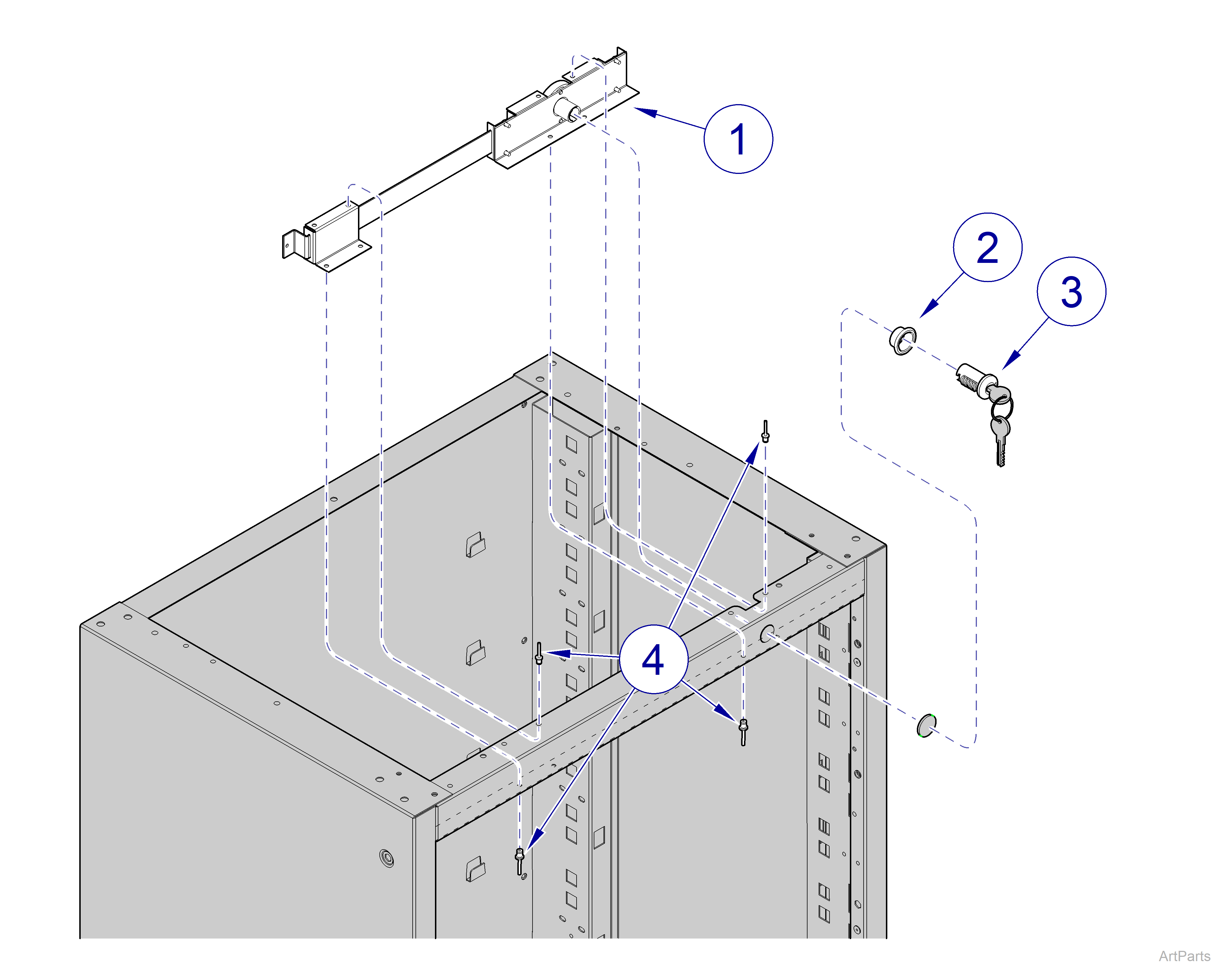 Midmark® Modular Drawer Lock Kits