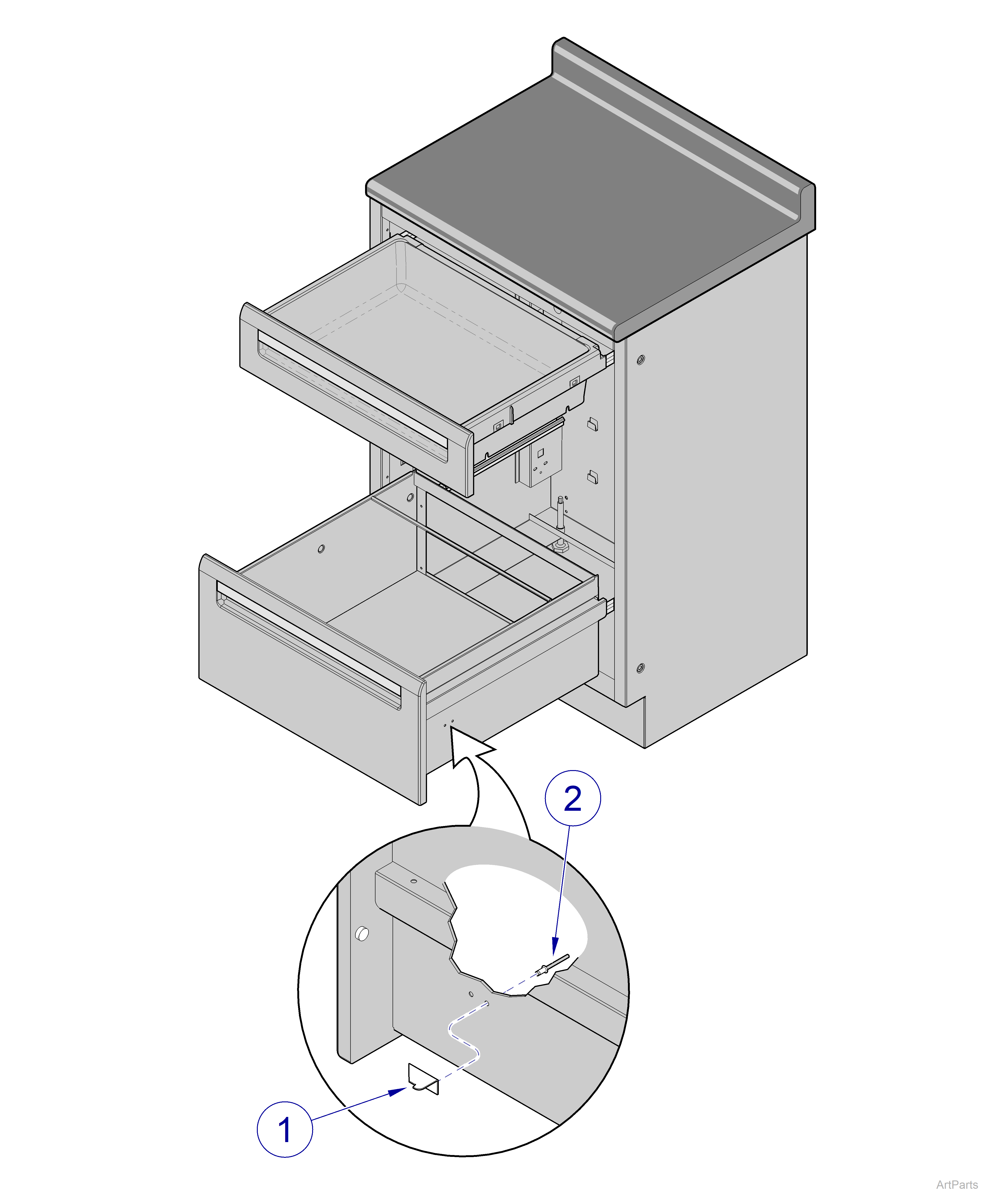 File Drawer Lock Kits