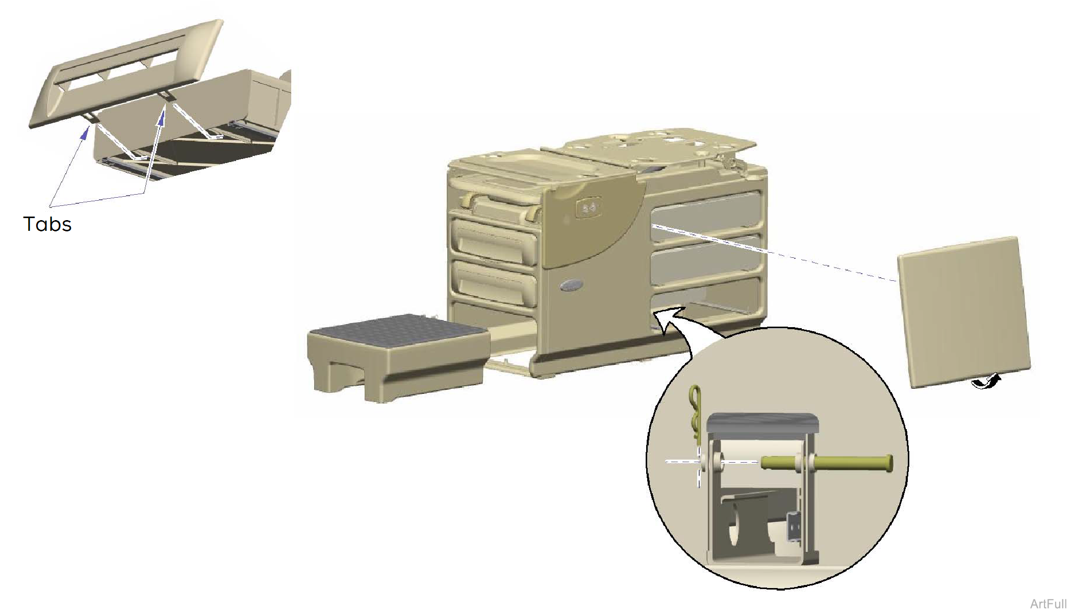 604 Model Tables, Foot Step Replacement