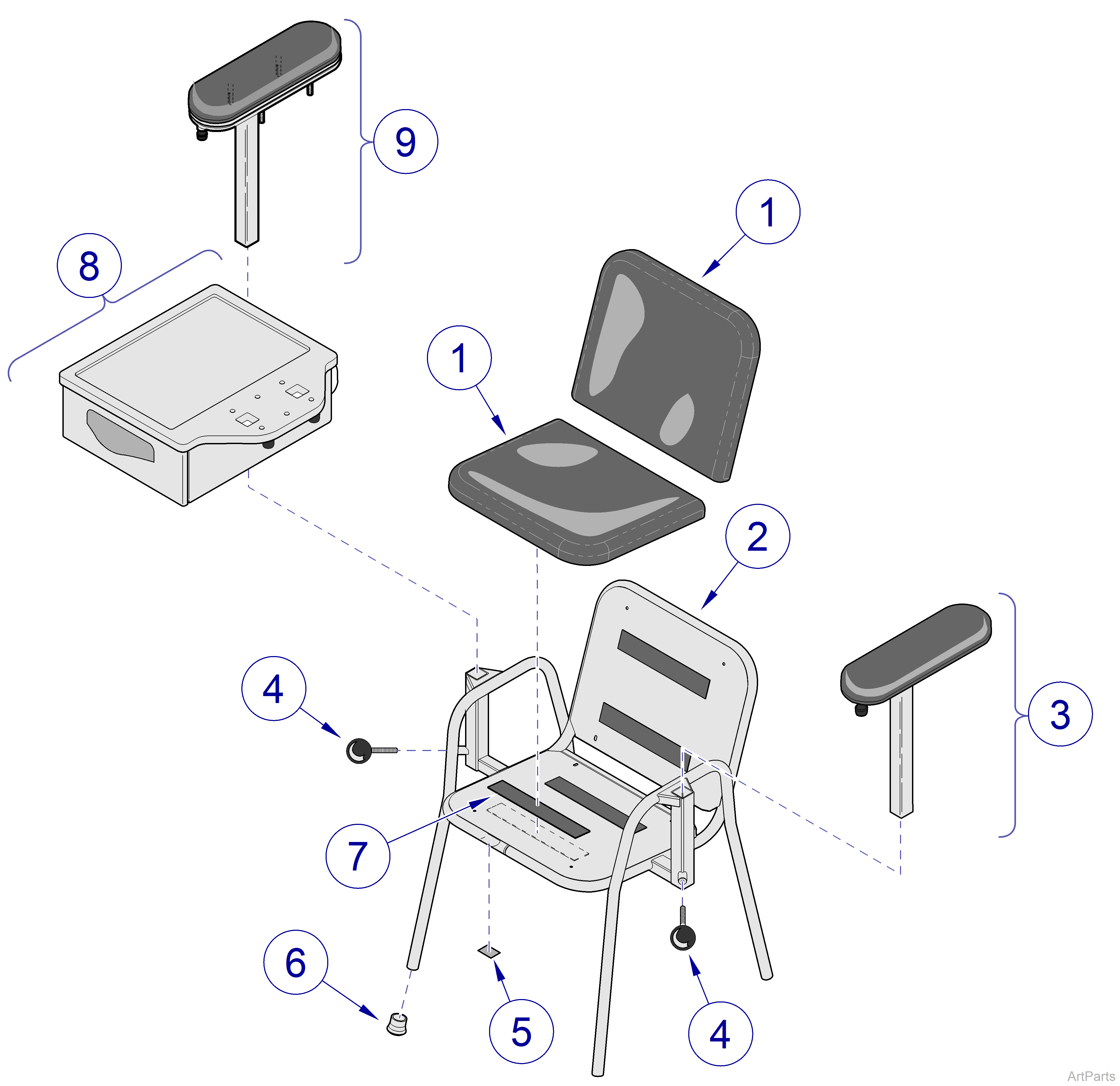281 Blood Drawing Chair