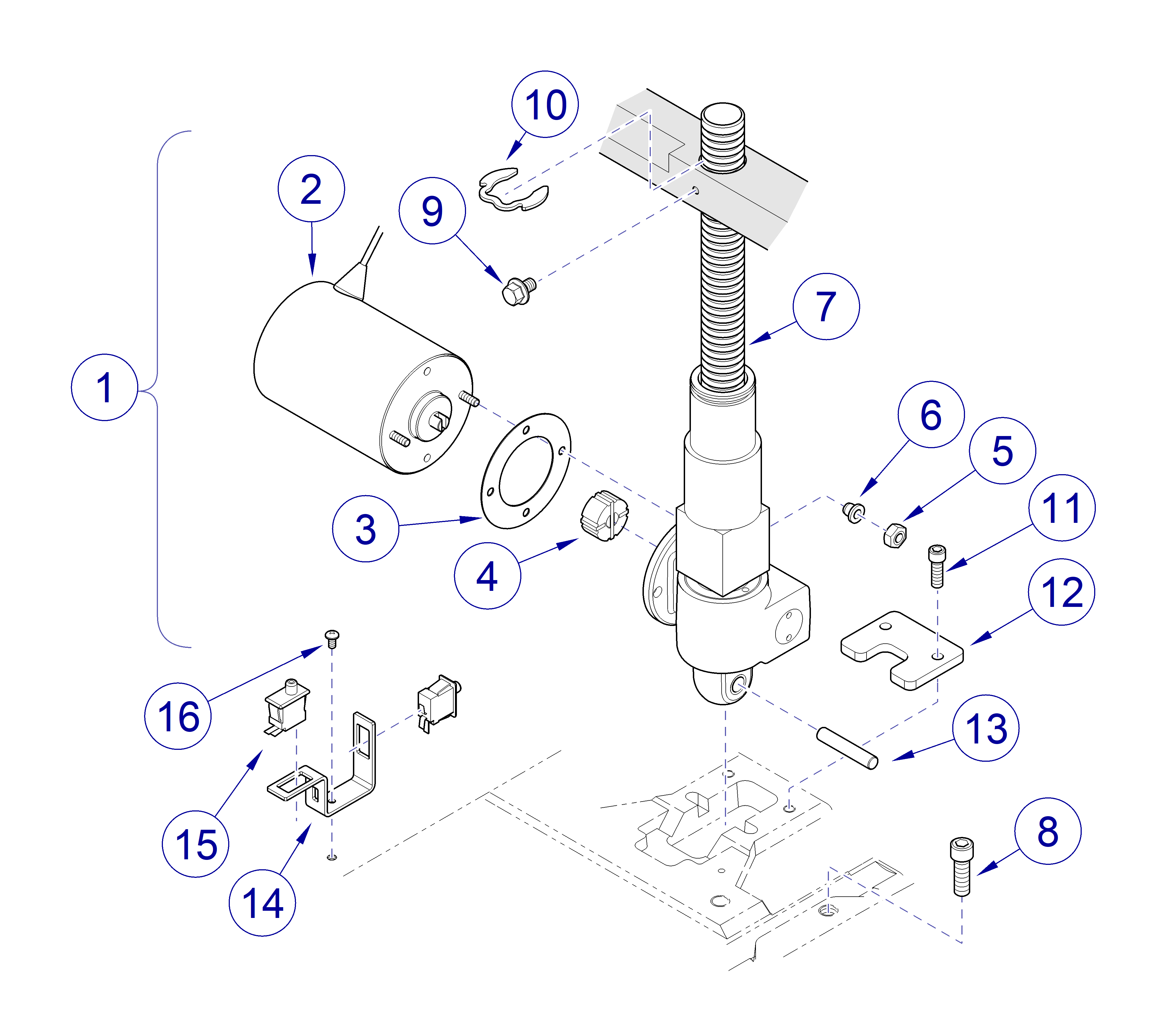 Base Actuator / Limit Switches