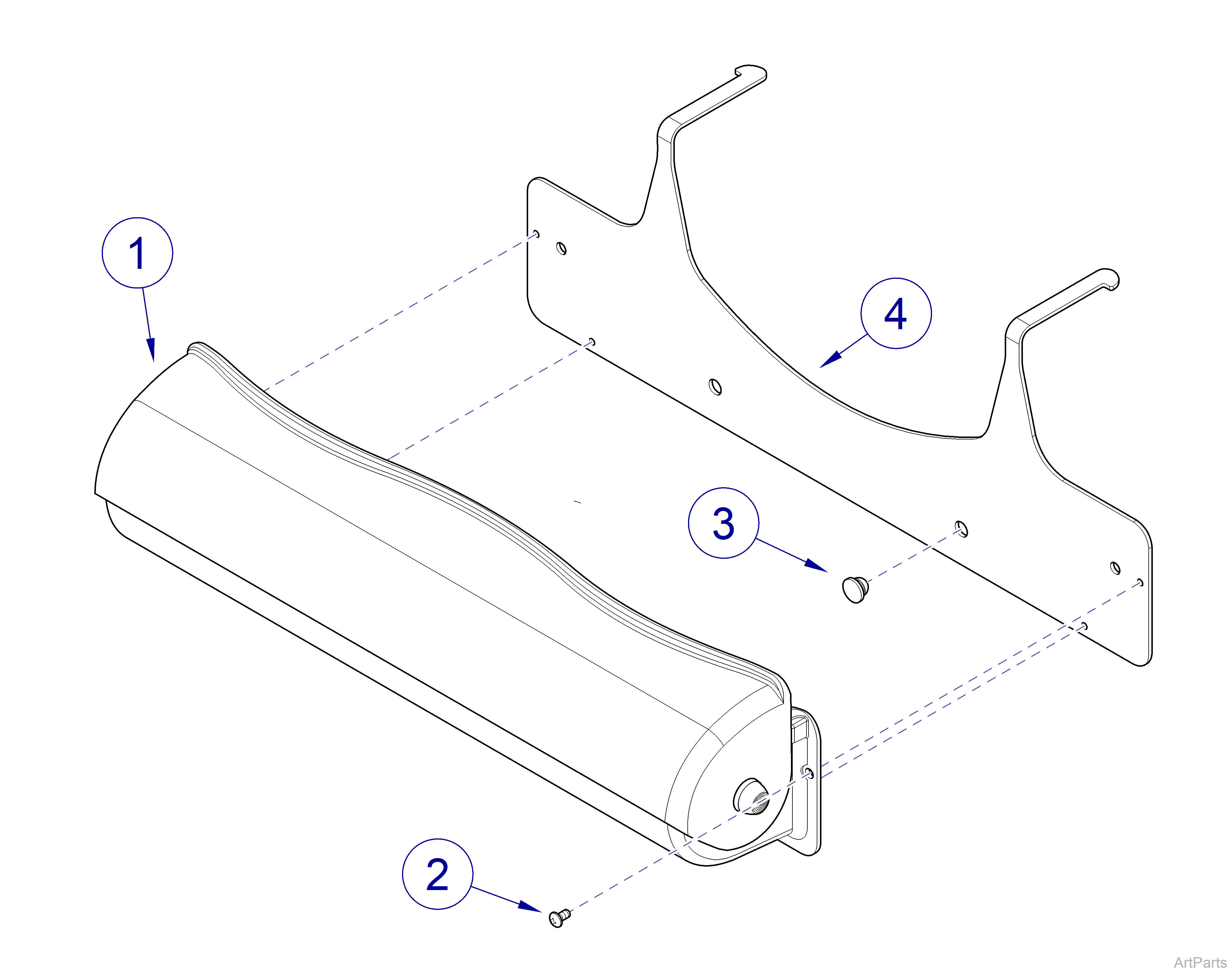 9A409001 Paper Roll Holder