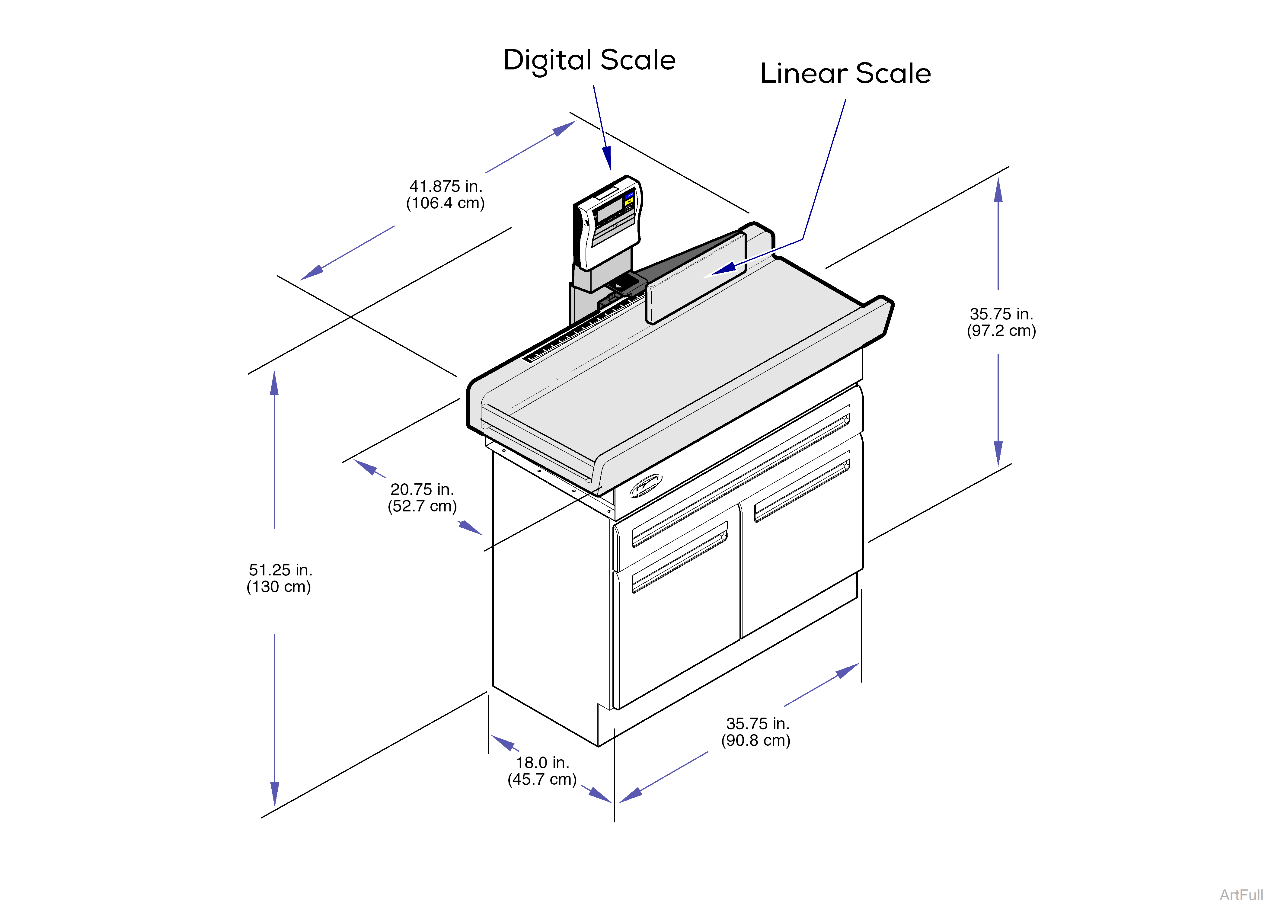 640 Exam Table Specifications