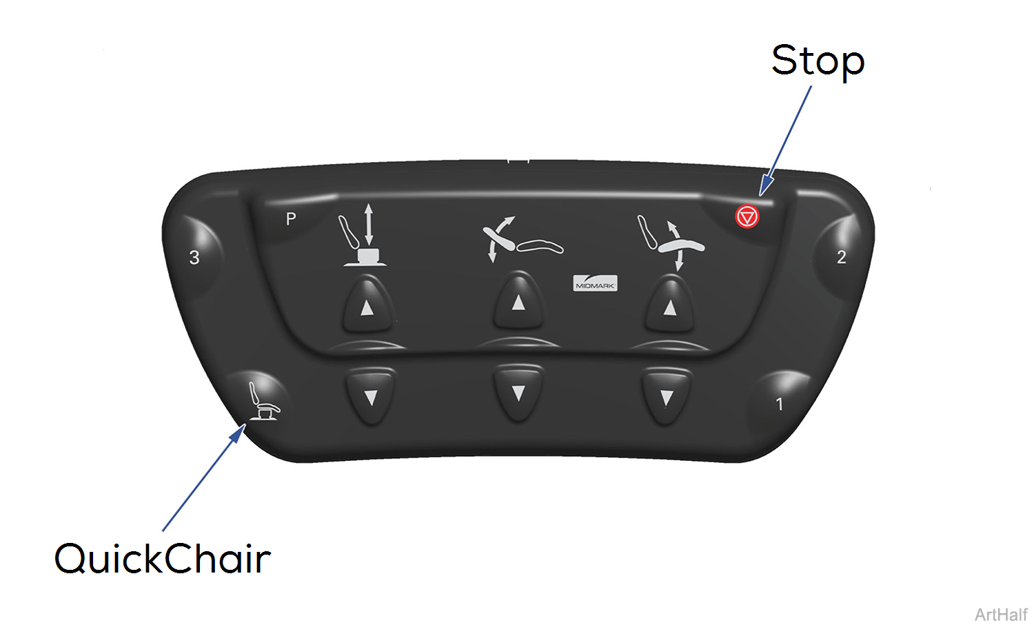 647 Chair Foot Control