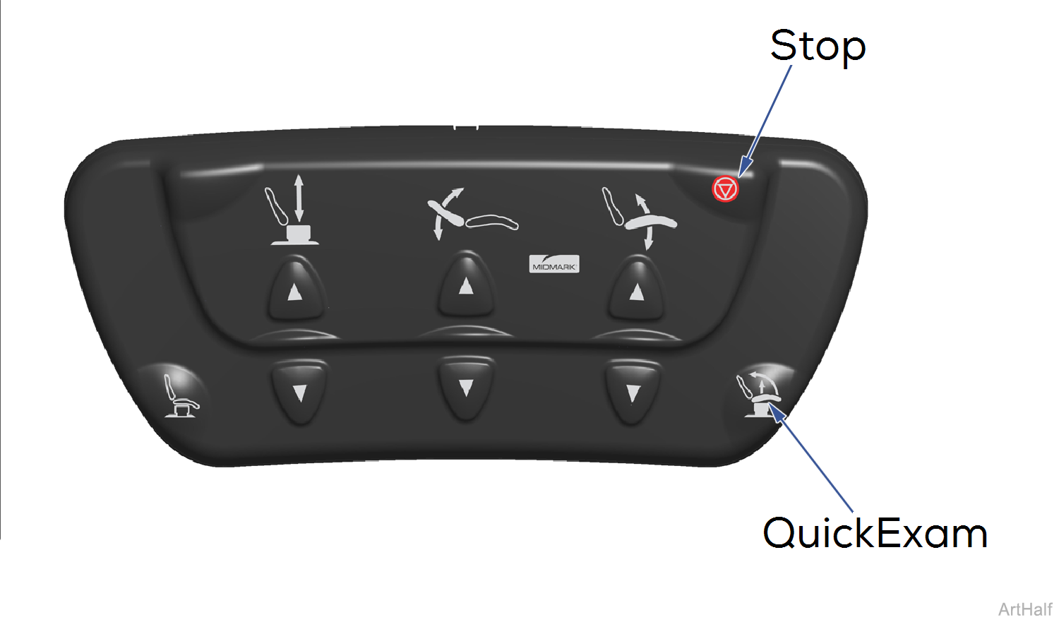 647 Chair Foot Control