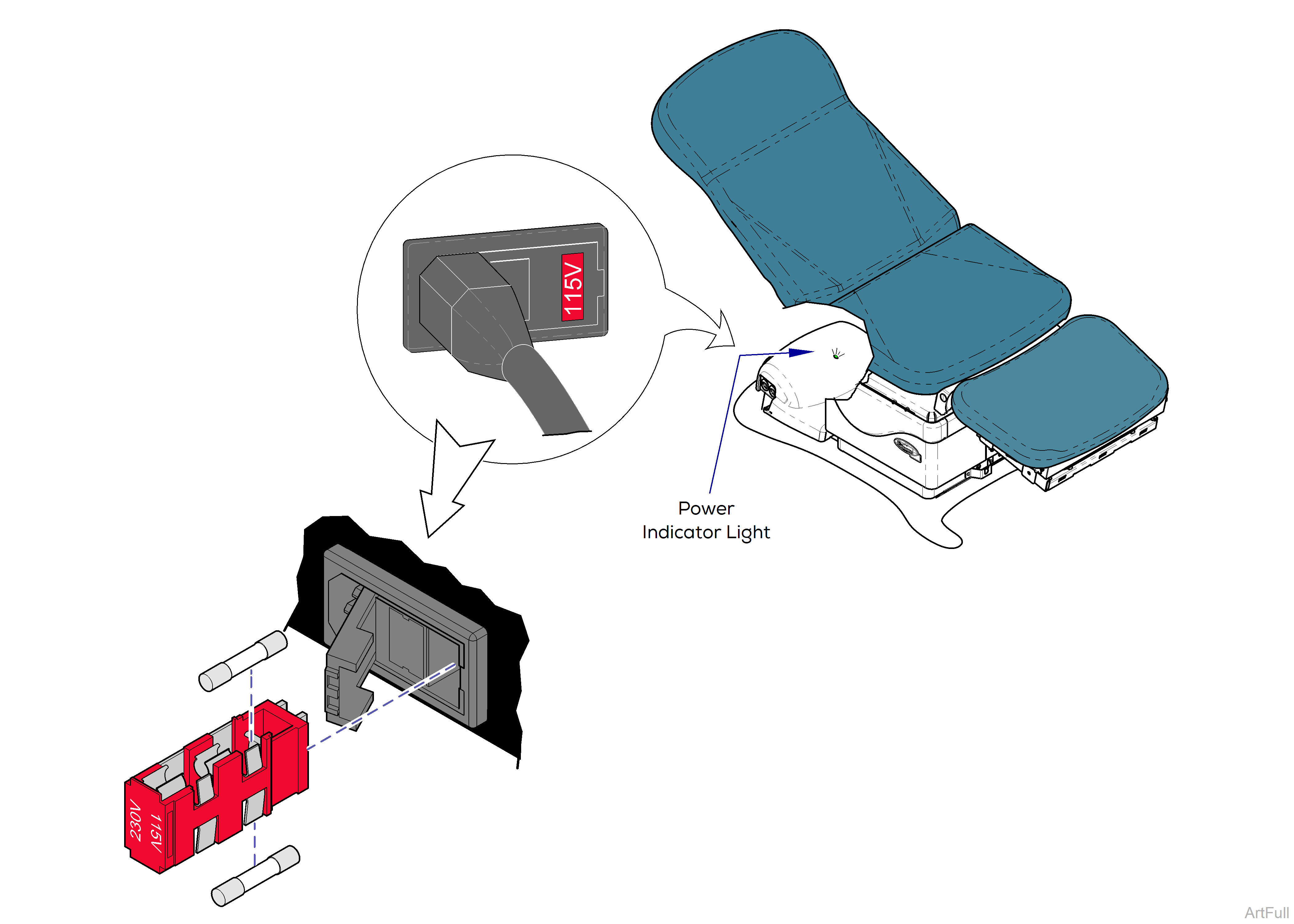 647 Chair Fuses Replacement