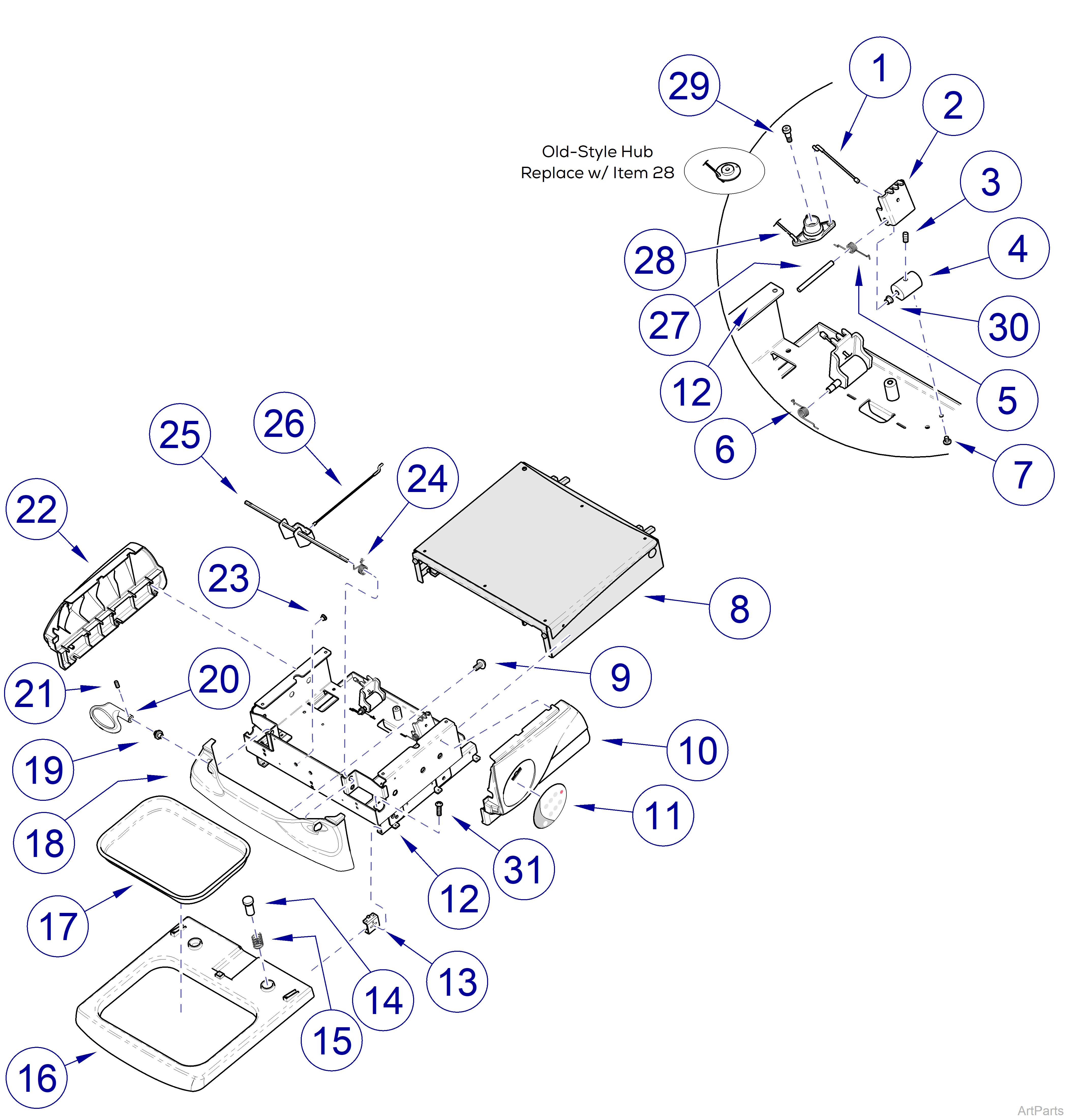 647 Chair Foot Extension