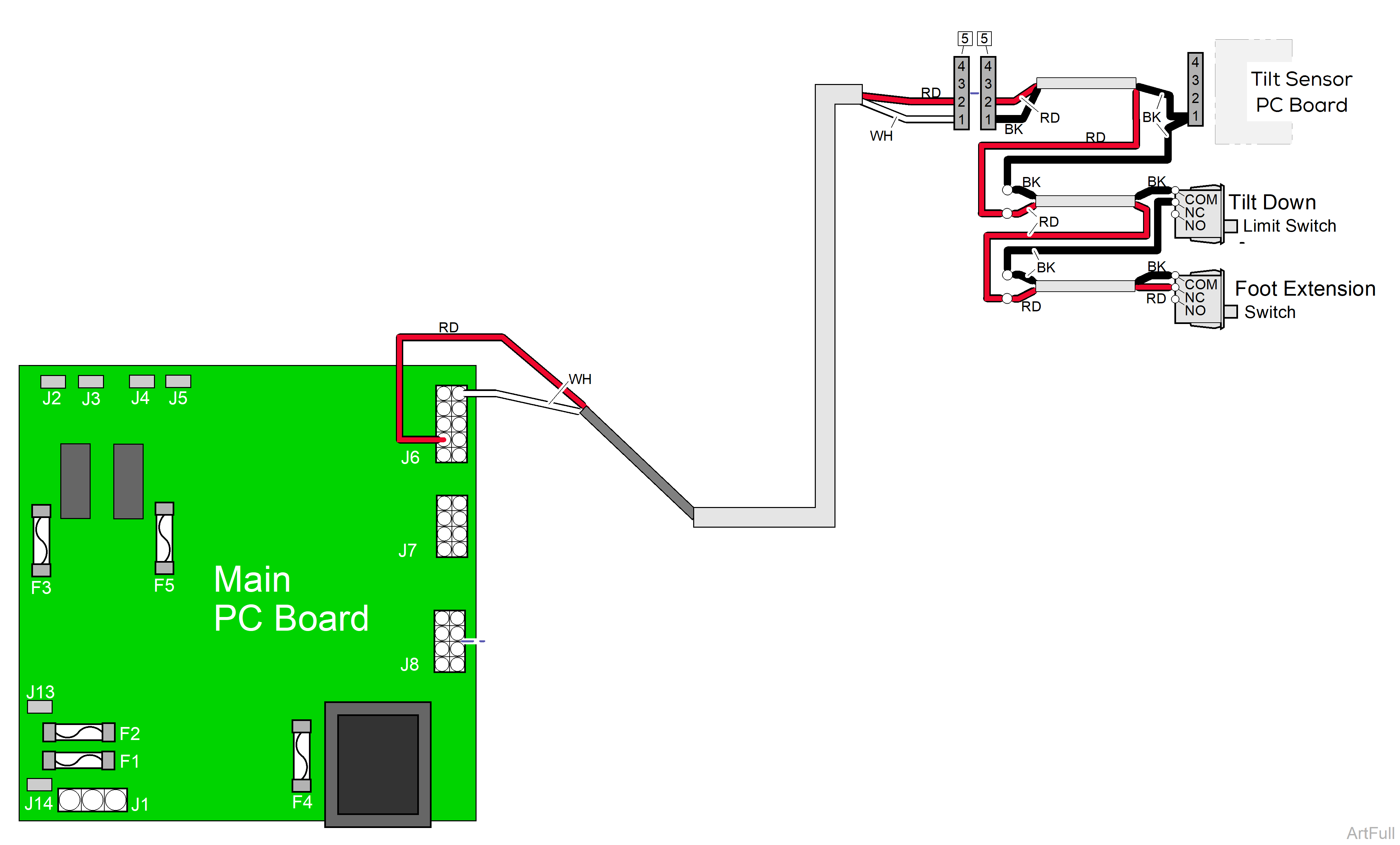 646 Chair Crash Avoidance SystemTroubleshooting