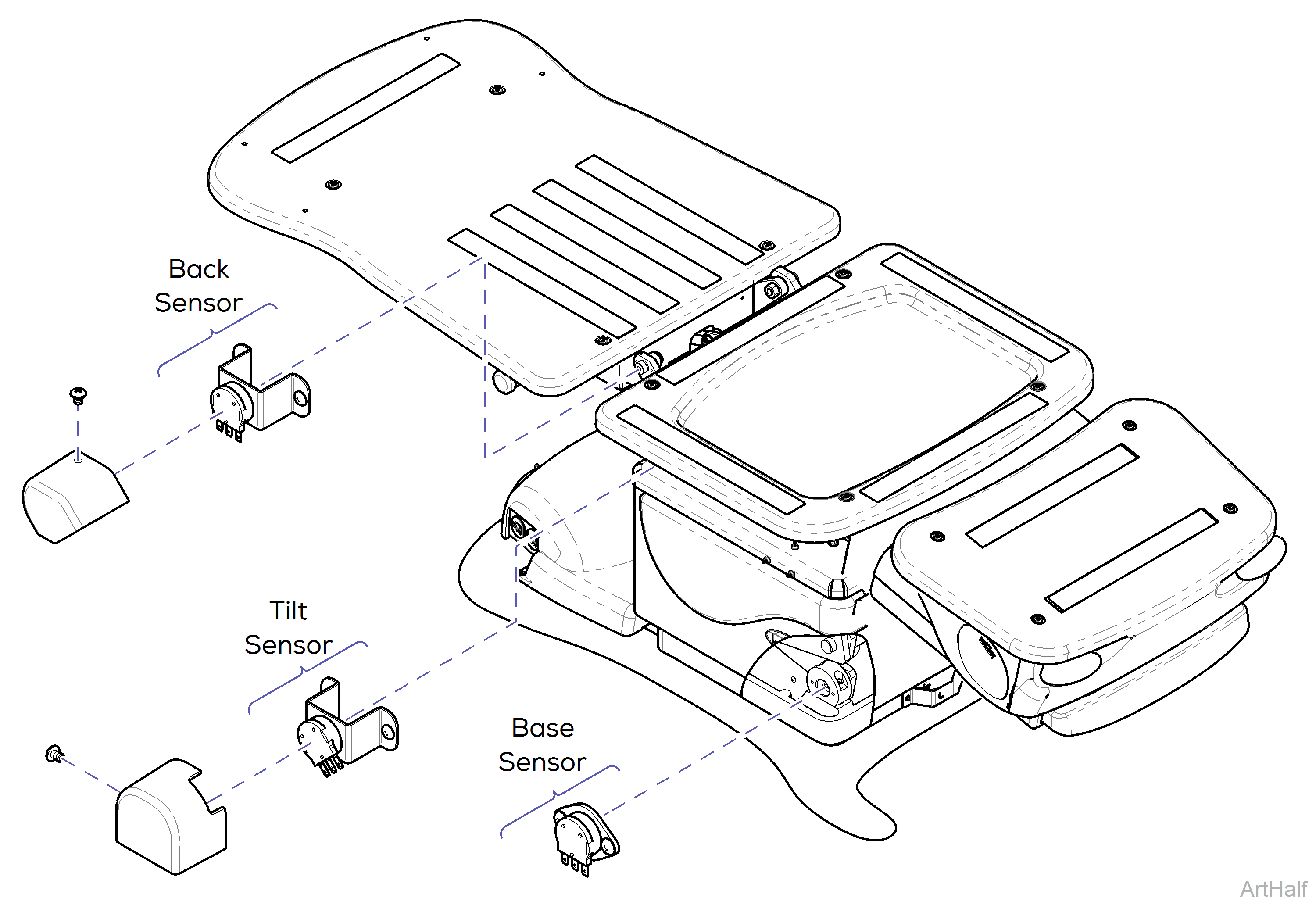 647 Chair Position Sensors