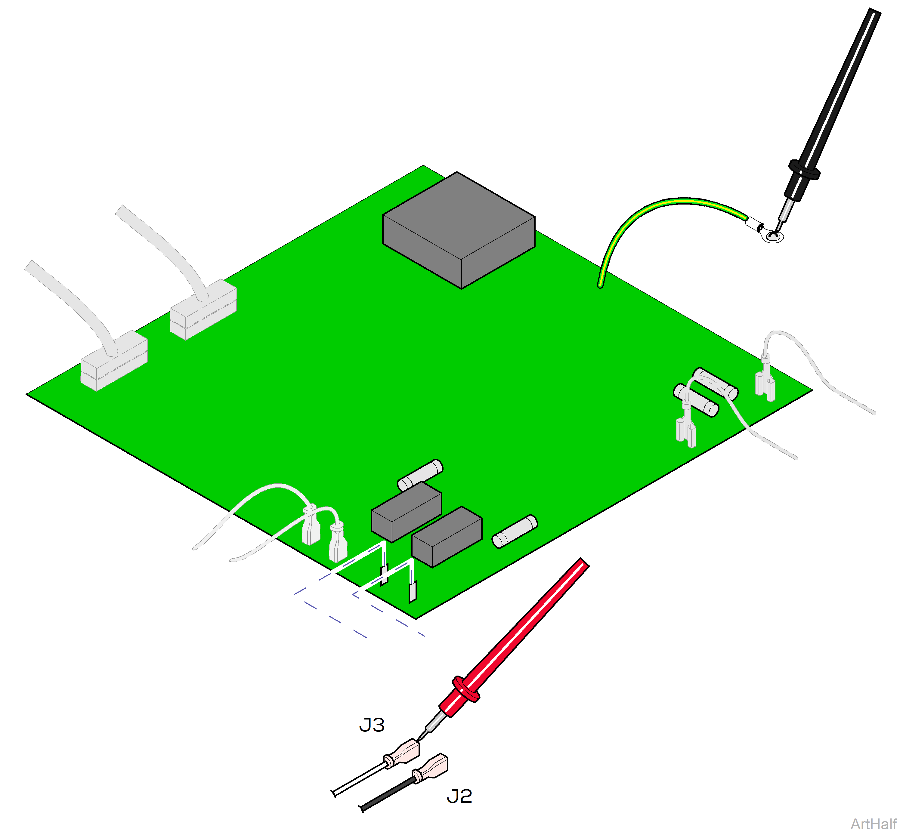 646 Chair Back Actuator / Limit Switches Test and Repair