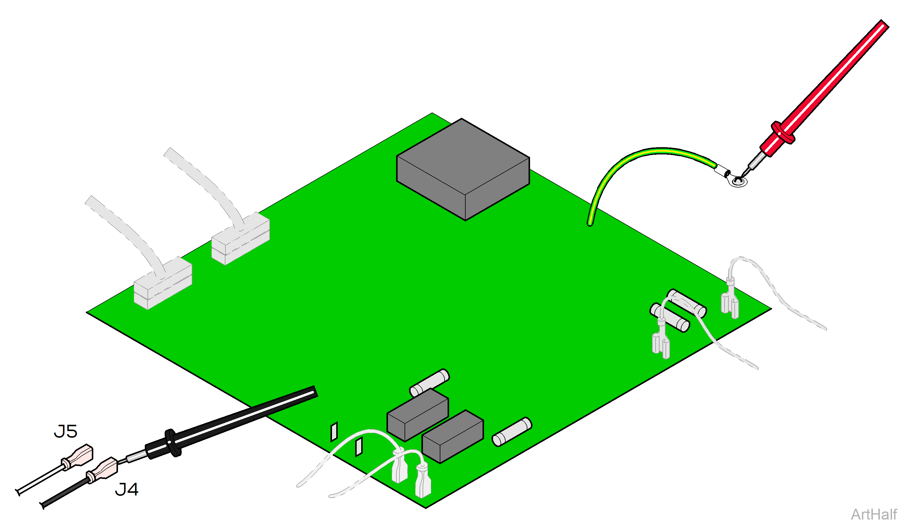 646 Chair Tilt Actuator / Limit Switch / Sensor PC Board Test and Repair