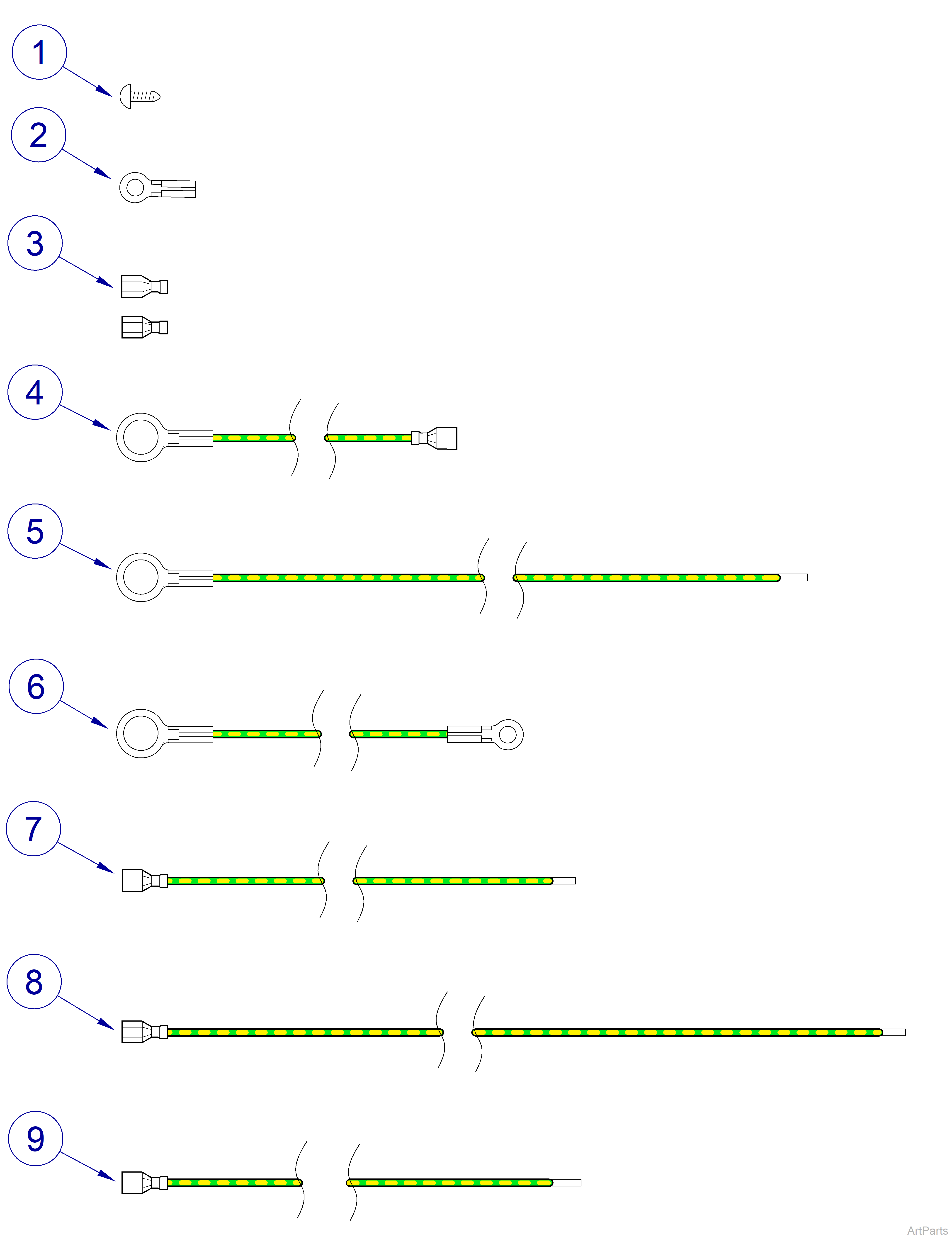 AD1551 355 Exam Light Grounding Kit