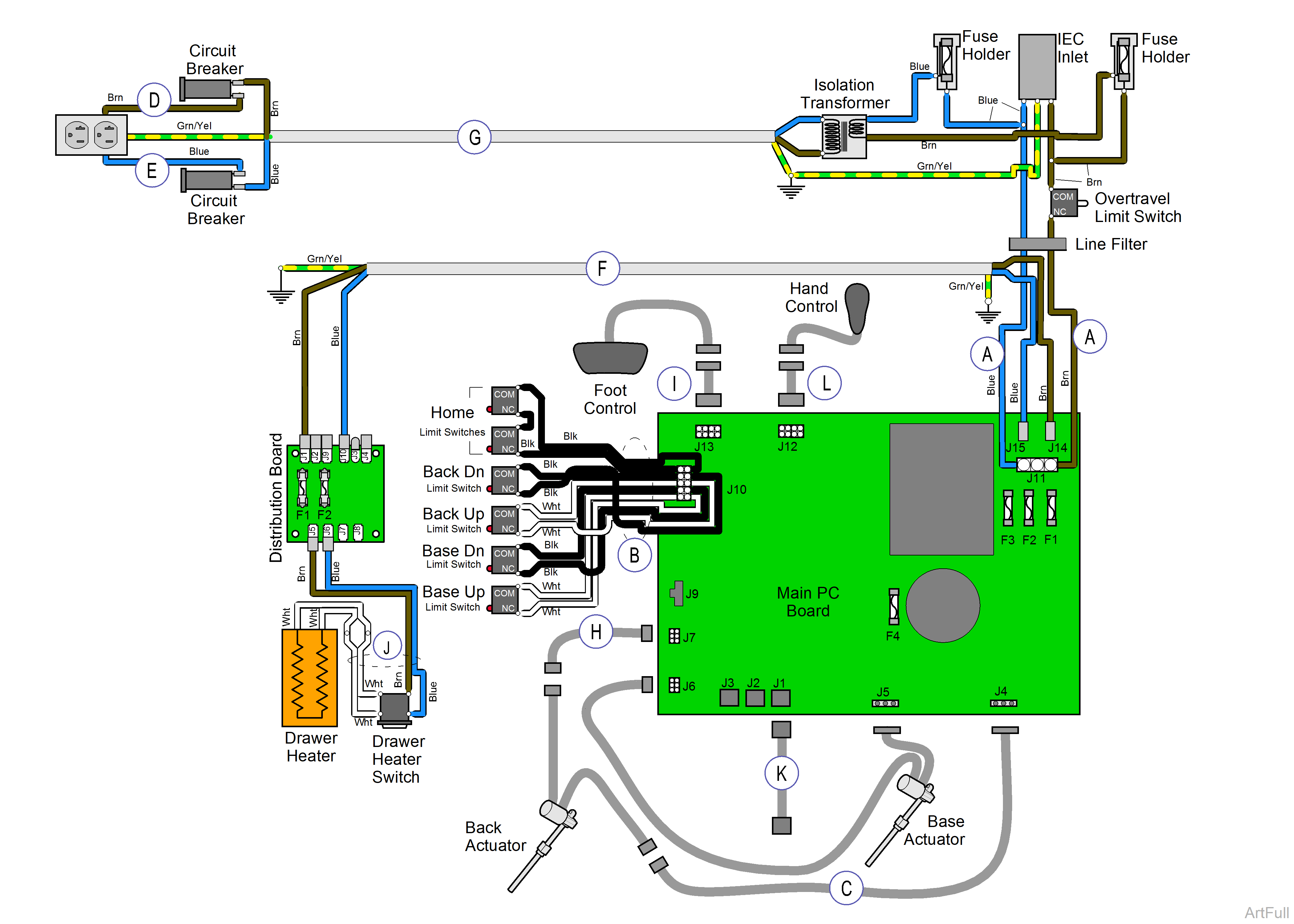 625 Table -001 Wiring Diagram