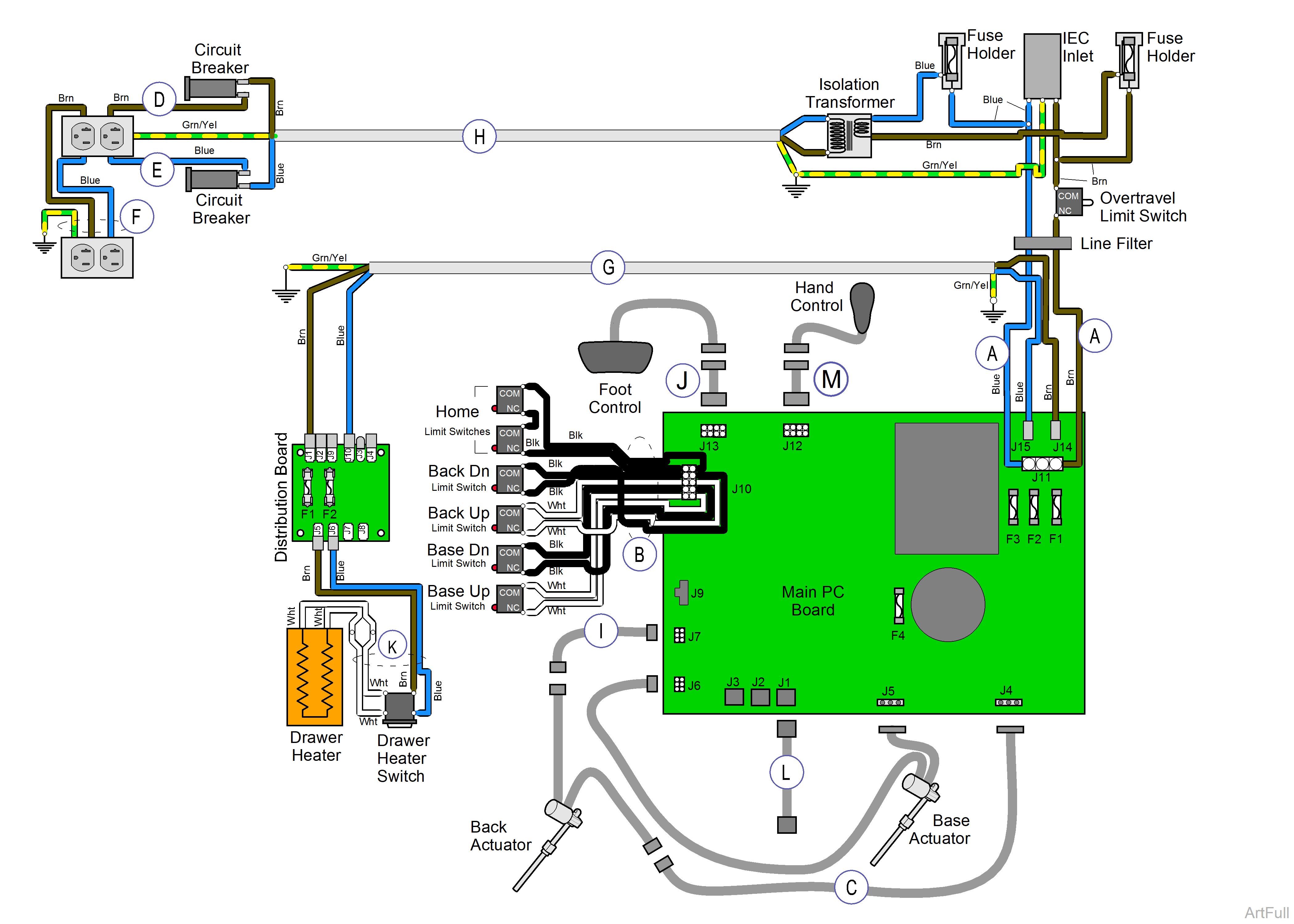 625 Table -001 Wiring Diagram