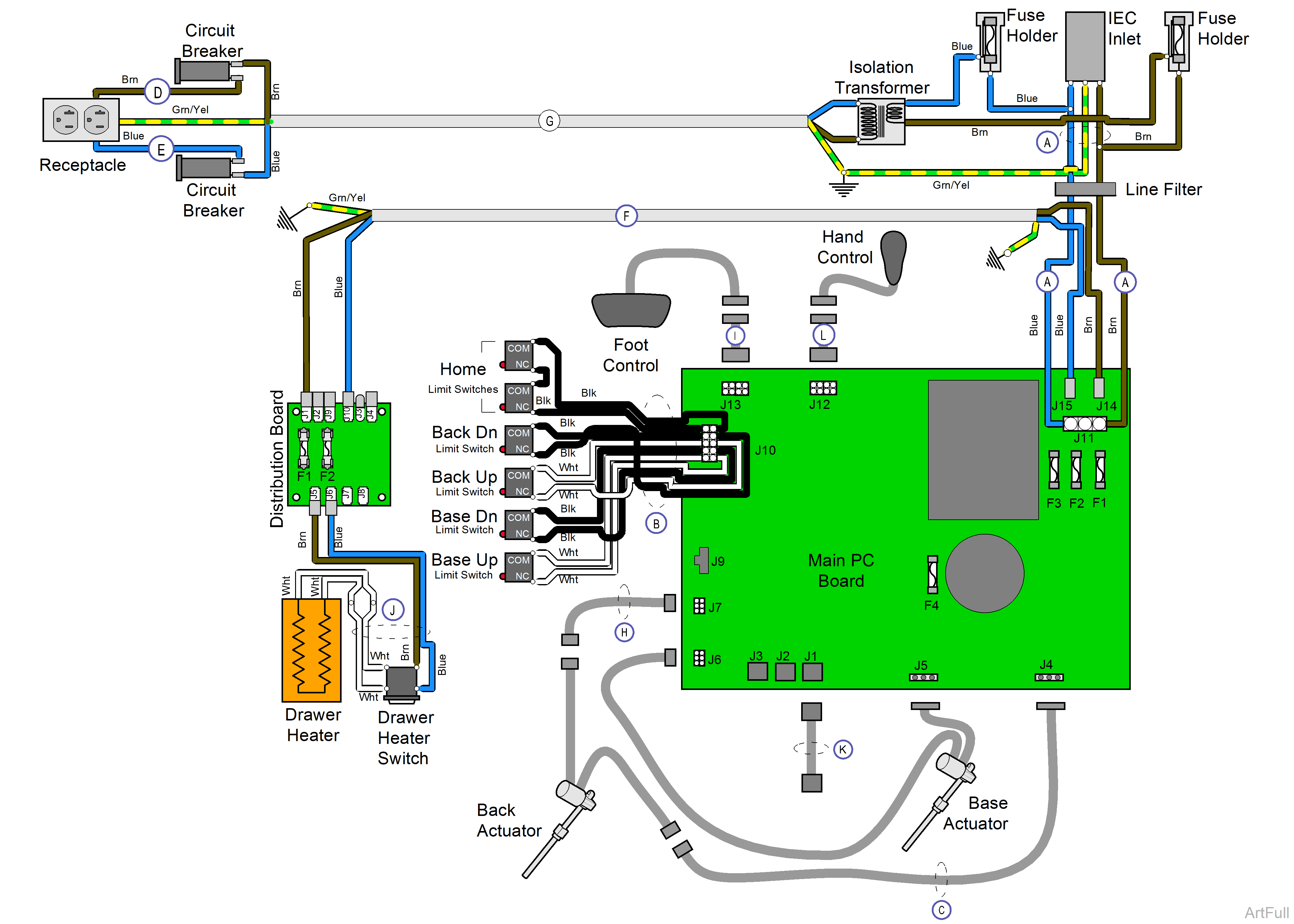 625 Table -001 Wiring Diagram