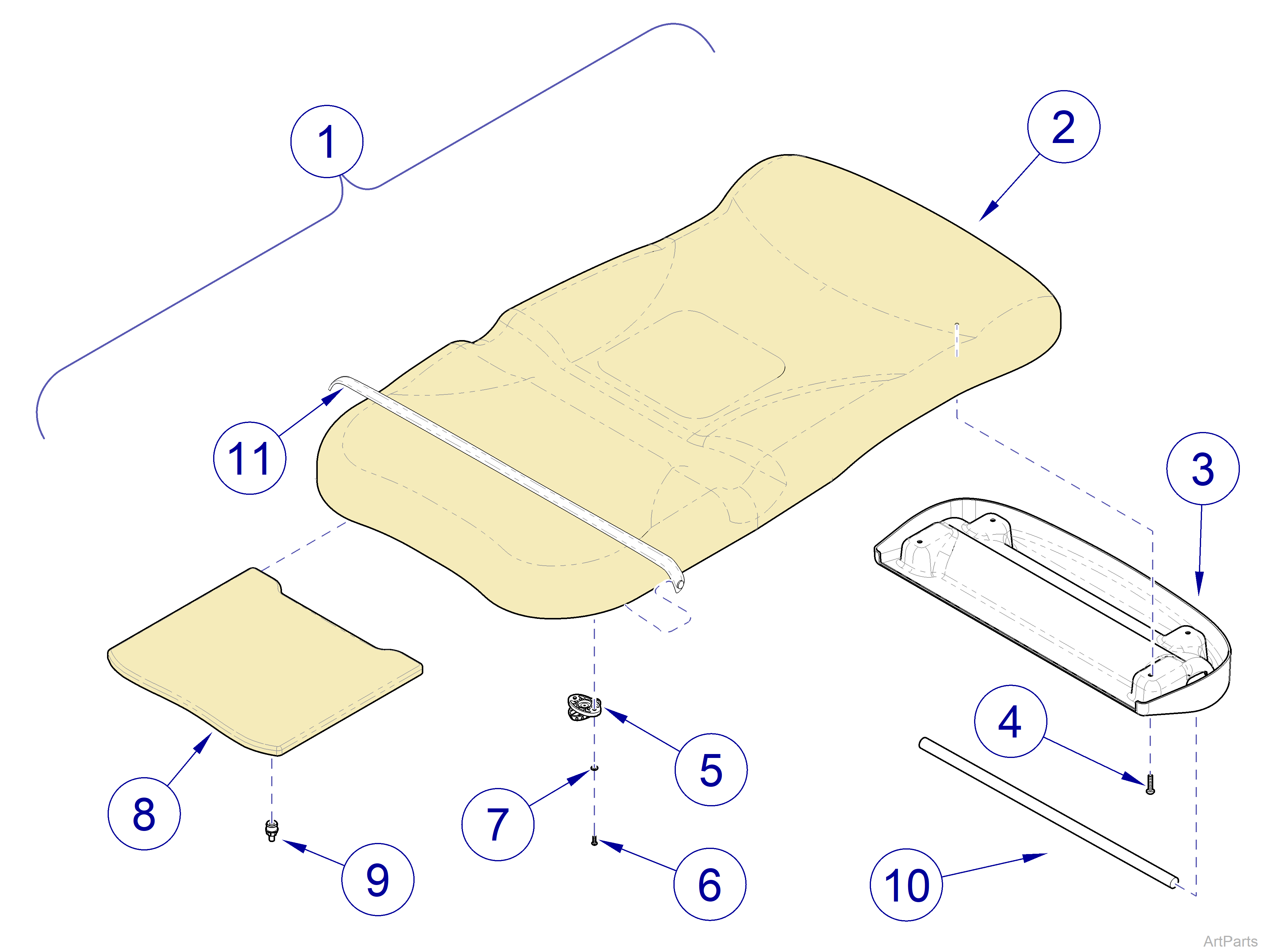 625 Table Premium Upholstery