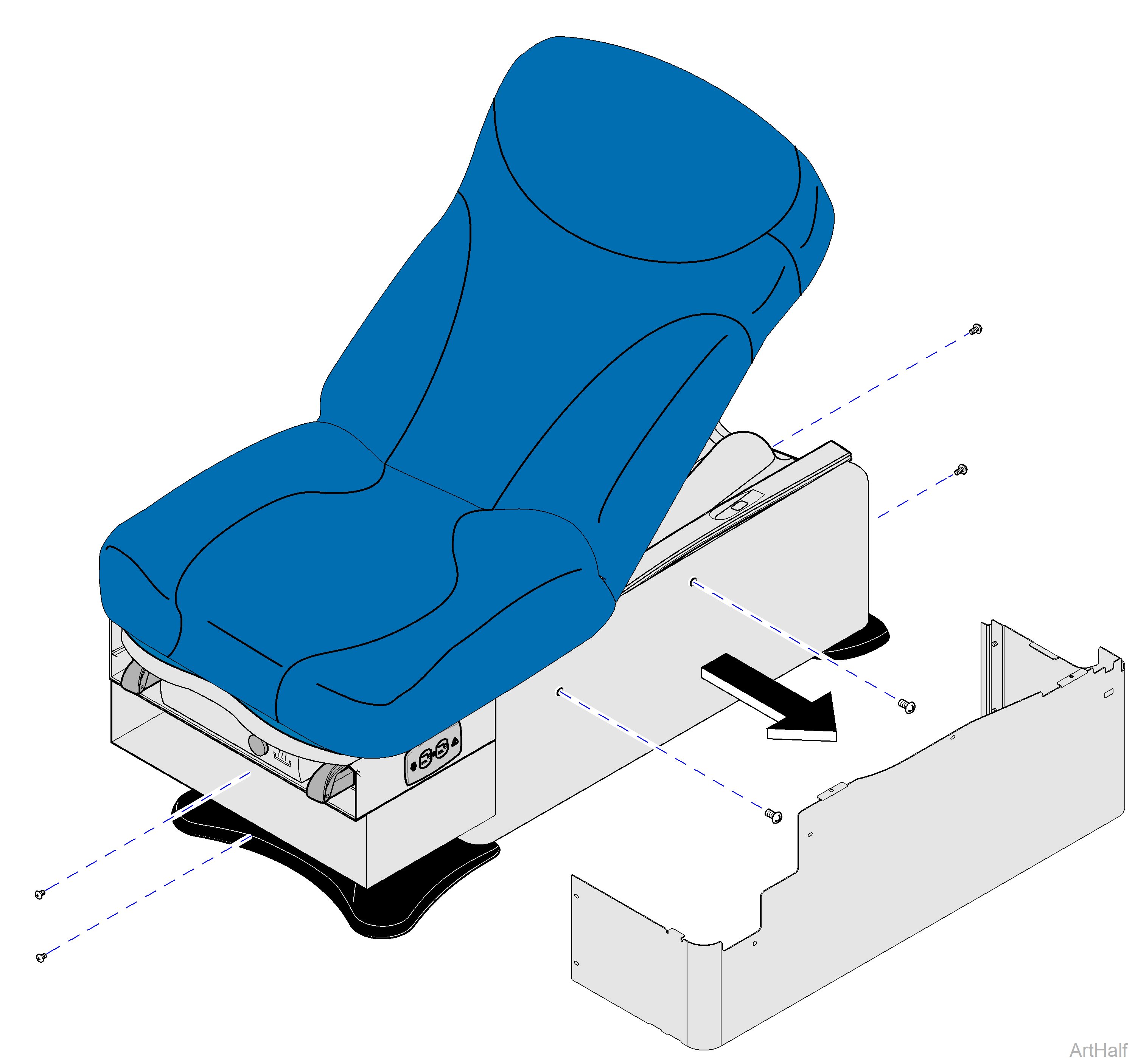 625 Table Remove Shrouds