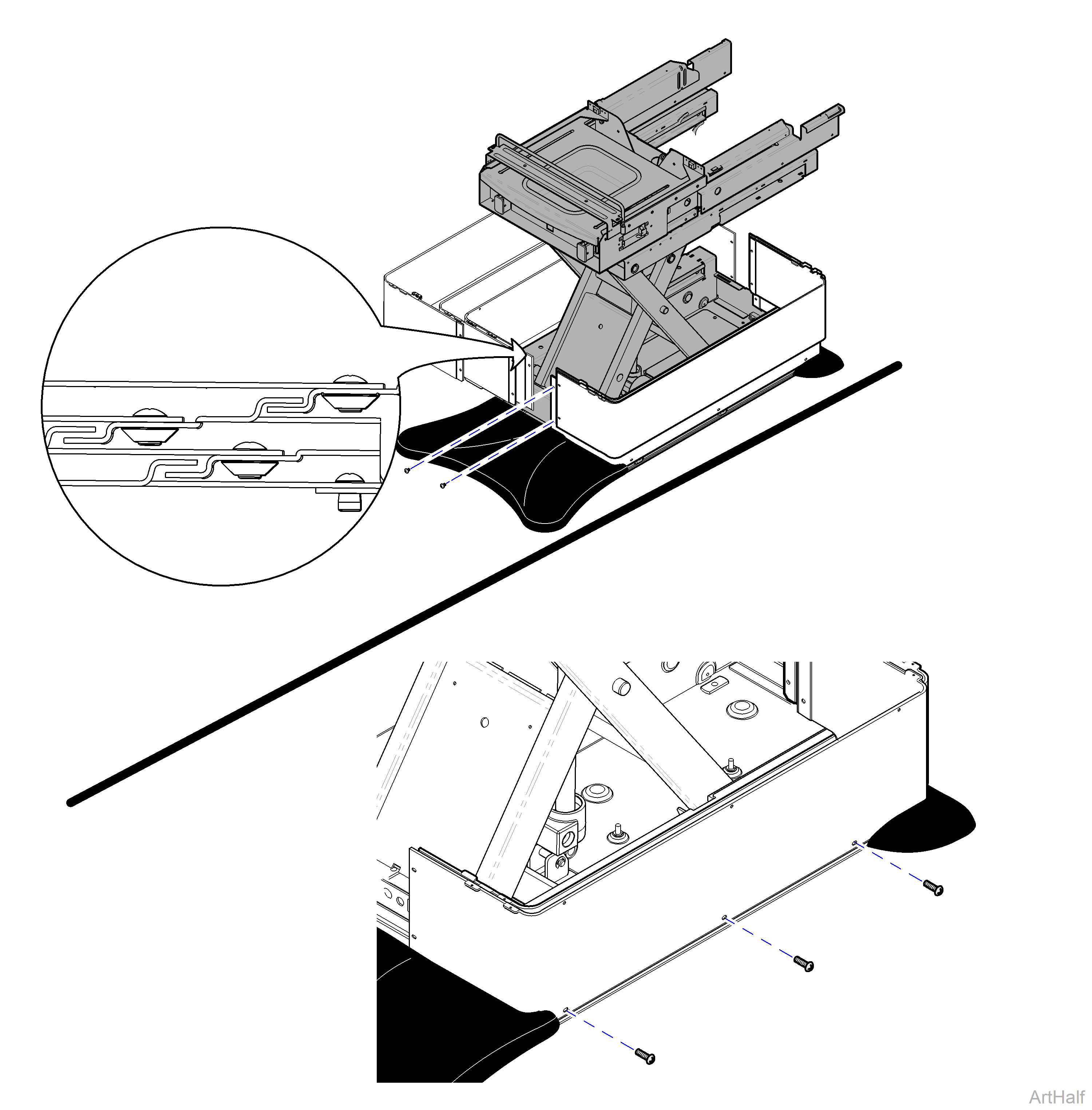 625 Table Remove Shrouds