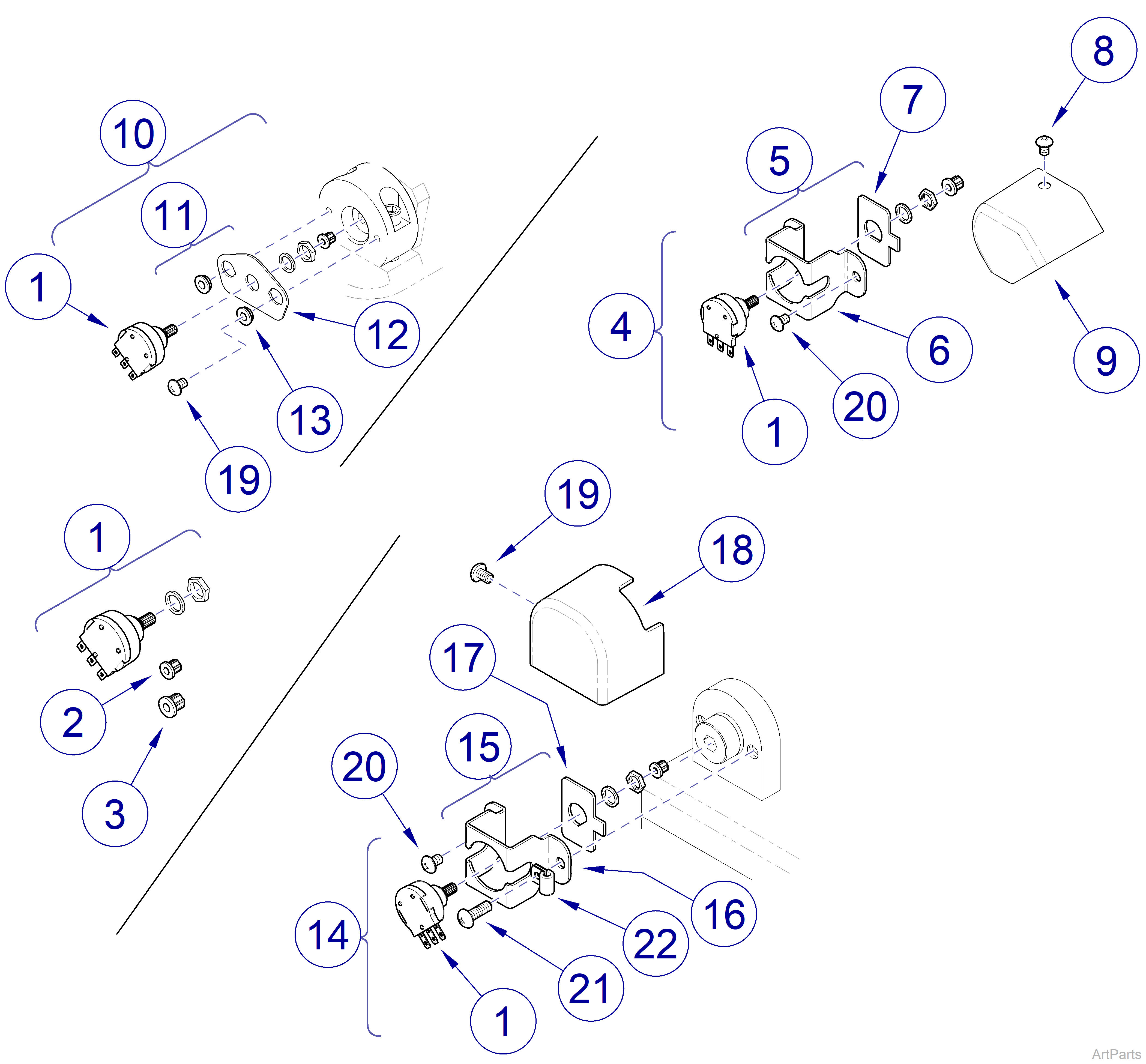 647 Chair Position Sensors