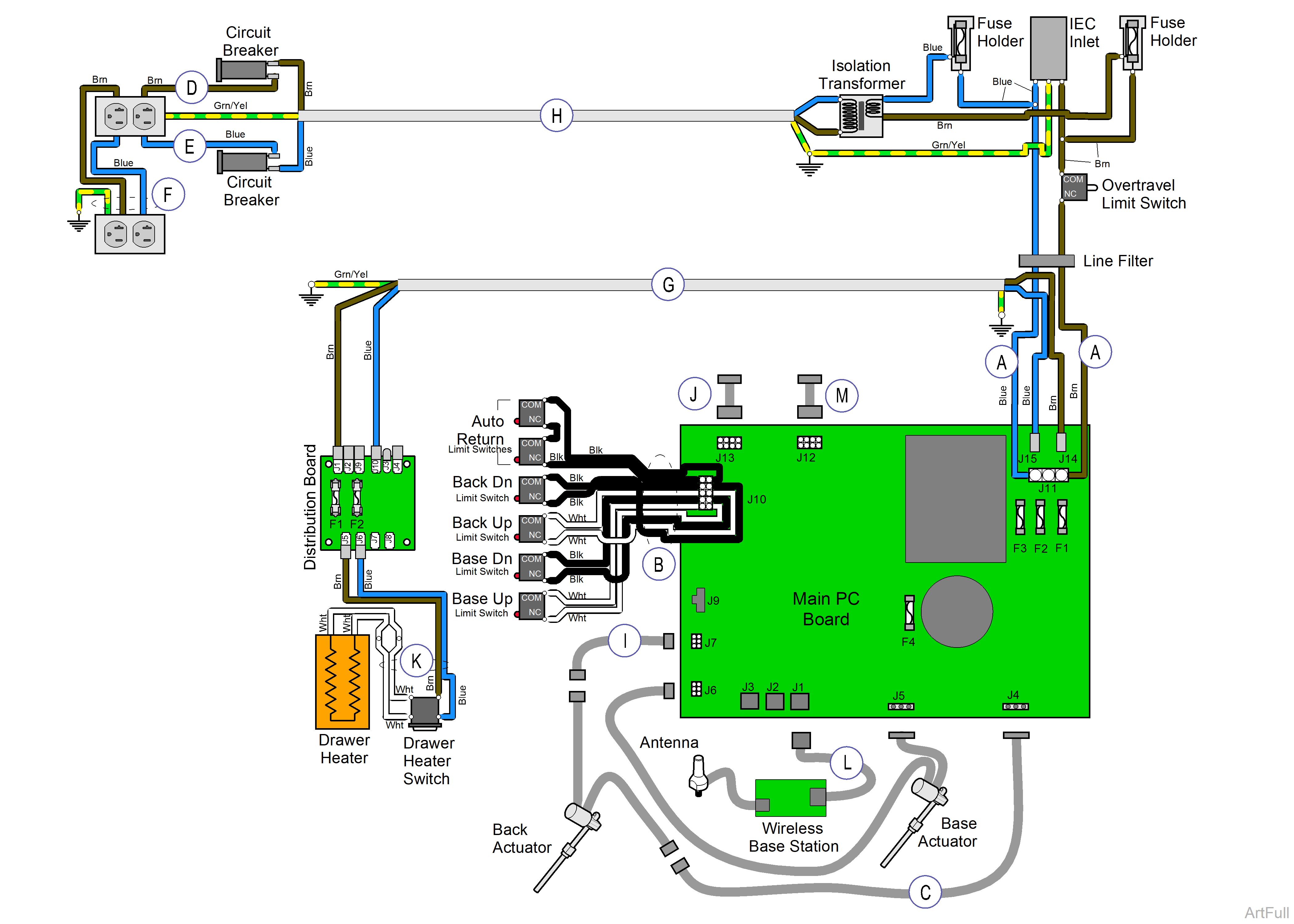 625 Table -003 Wiring Diagram