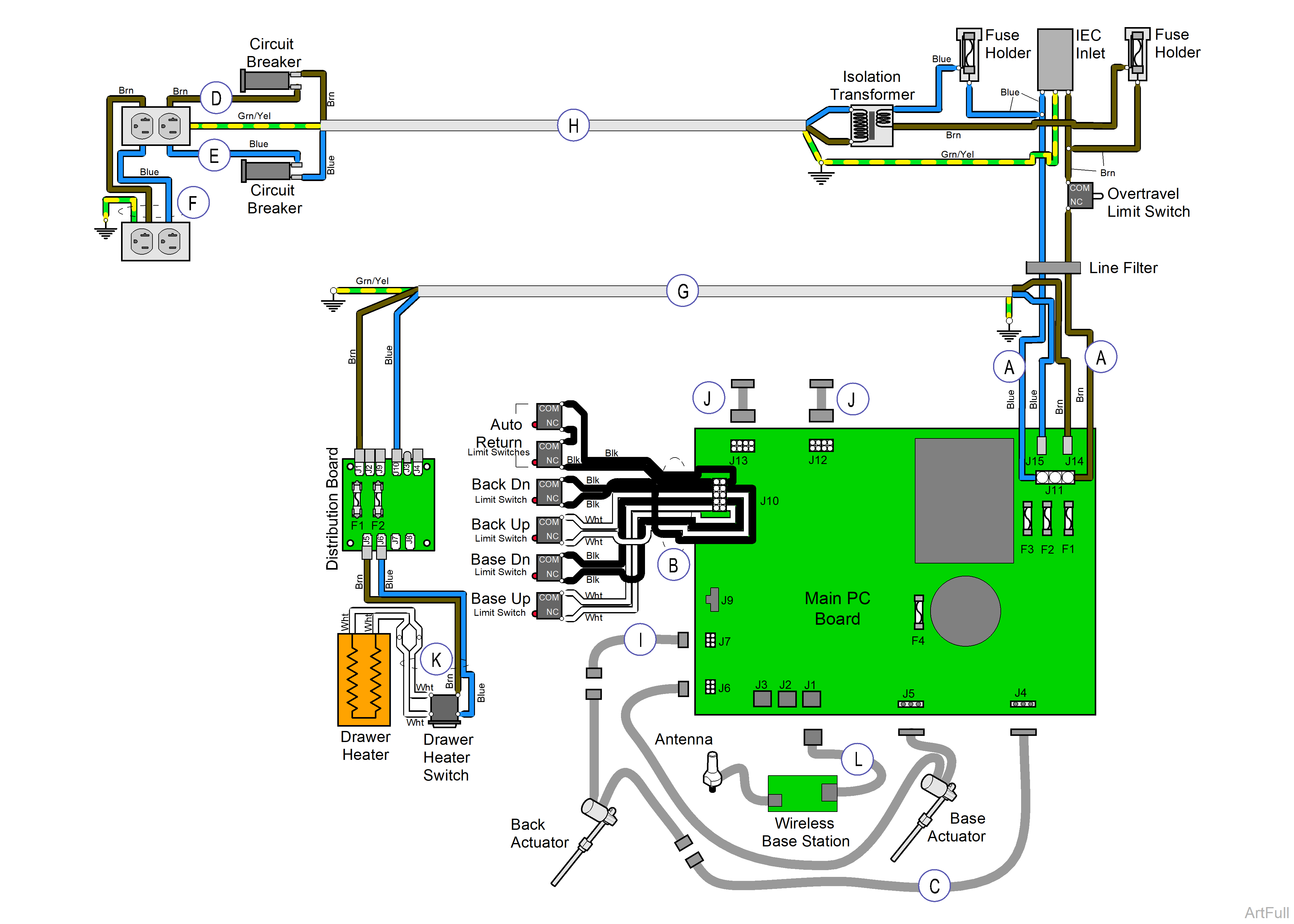 625 Table -003 Wiring Diagram