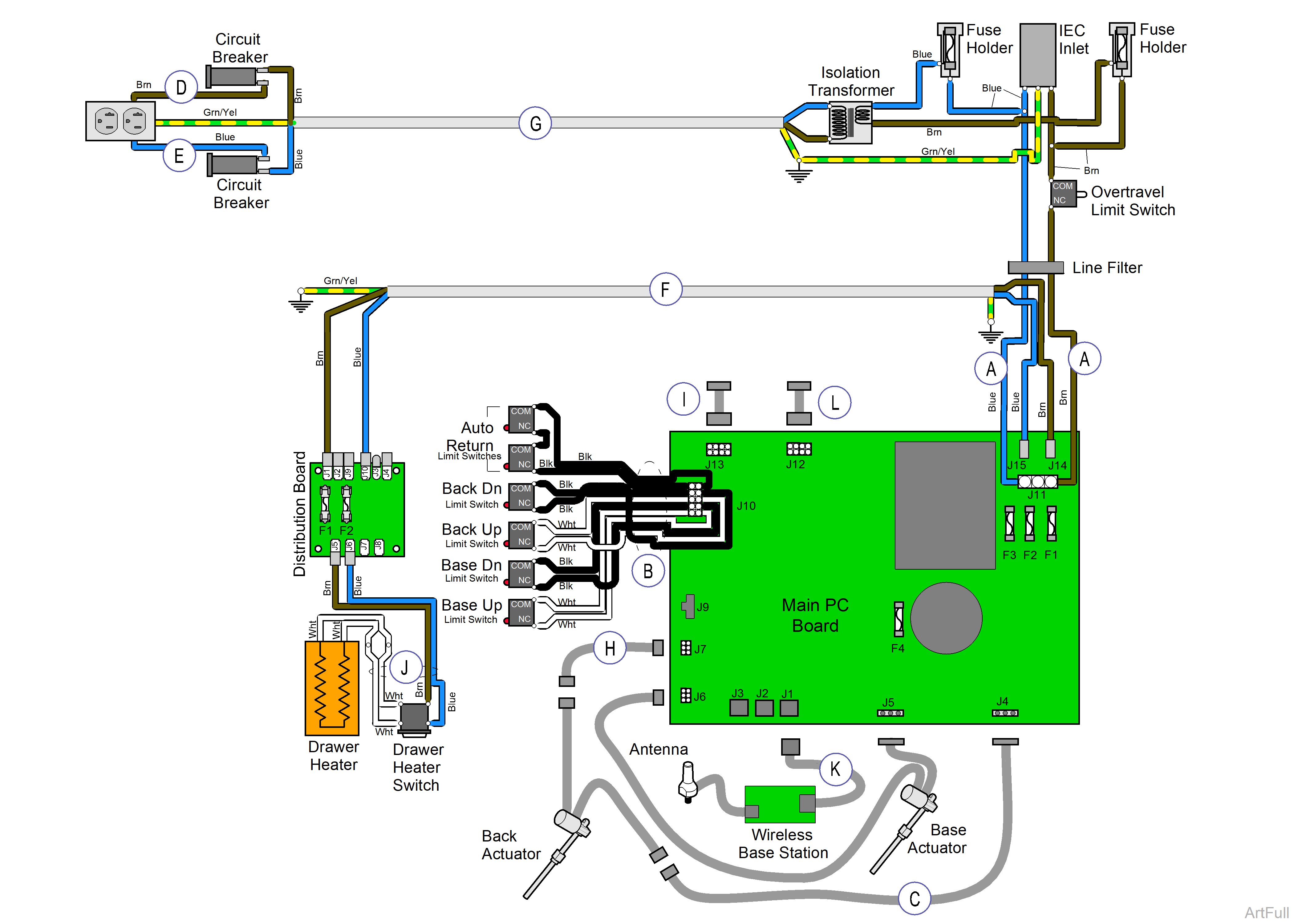 625 Table -003 Wiring Diagram