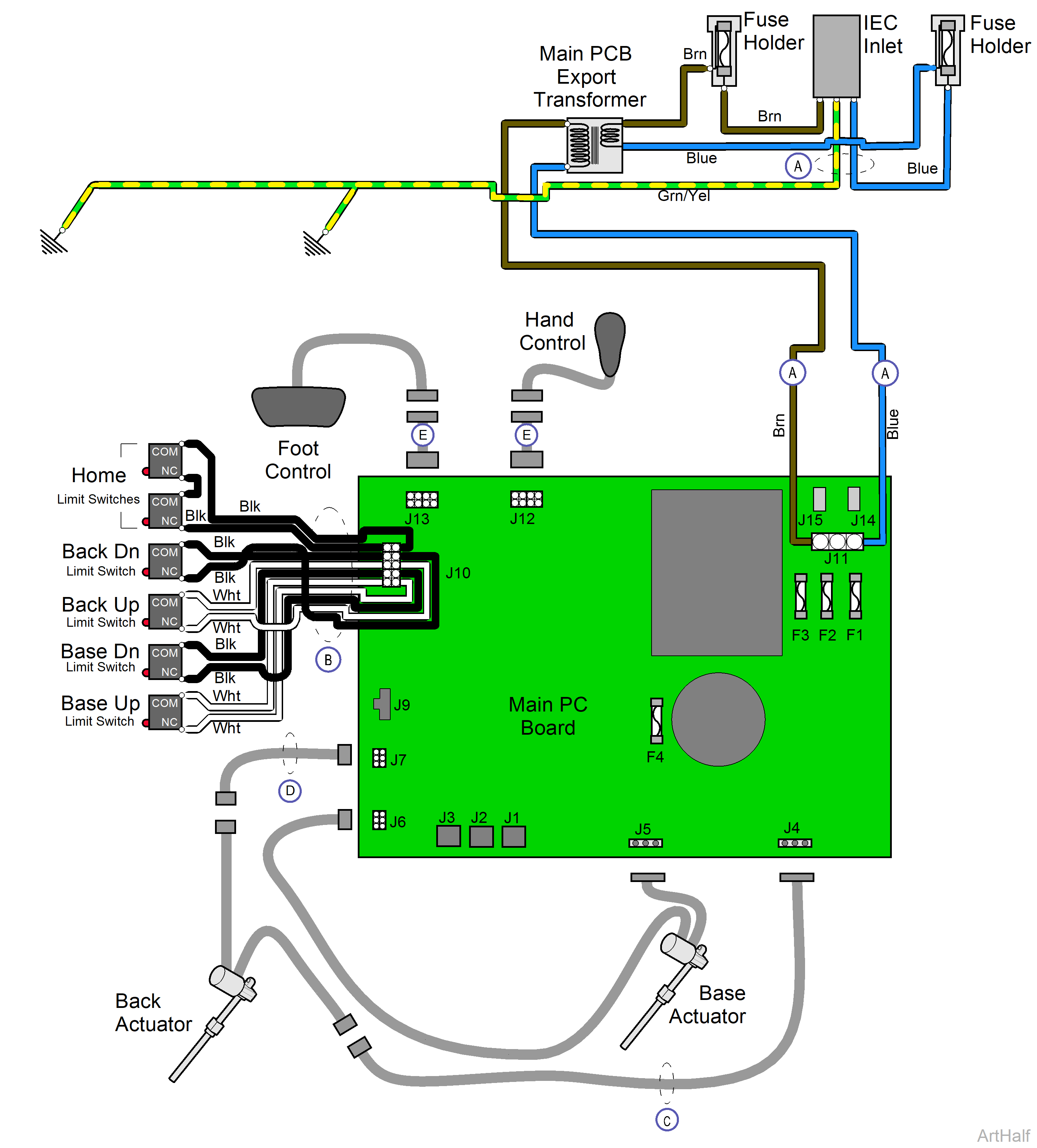 625 Table -005 Wiring Diagram