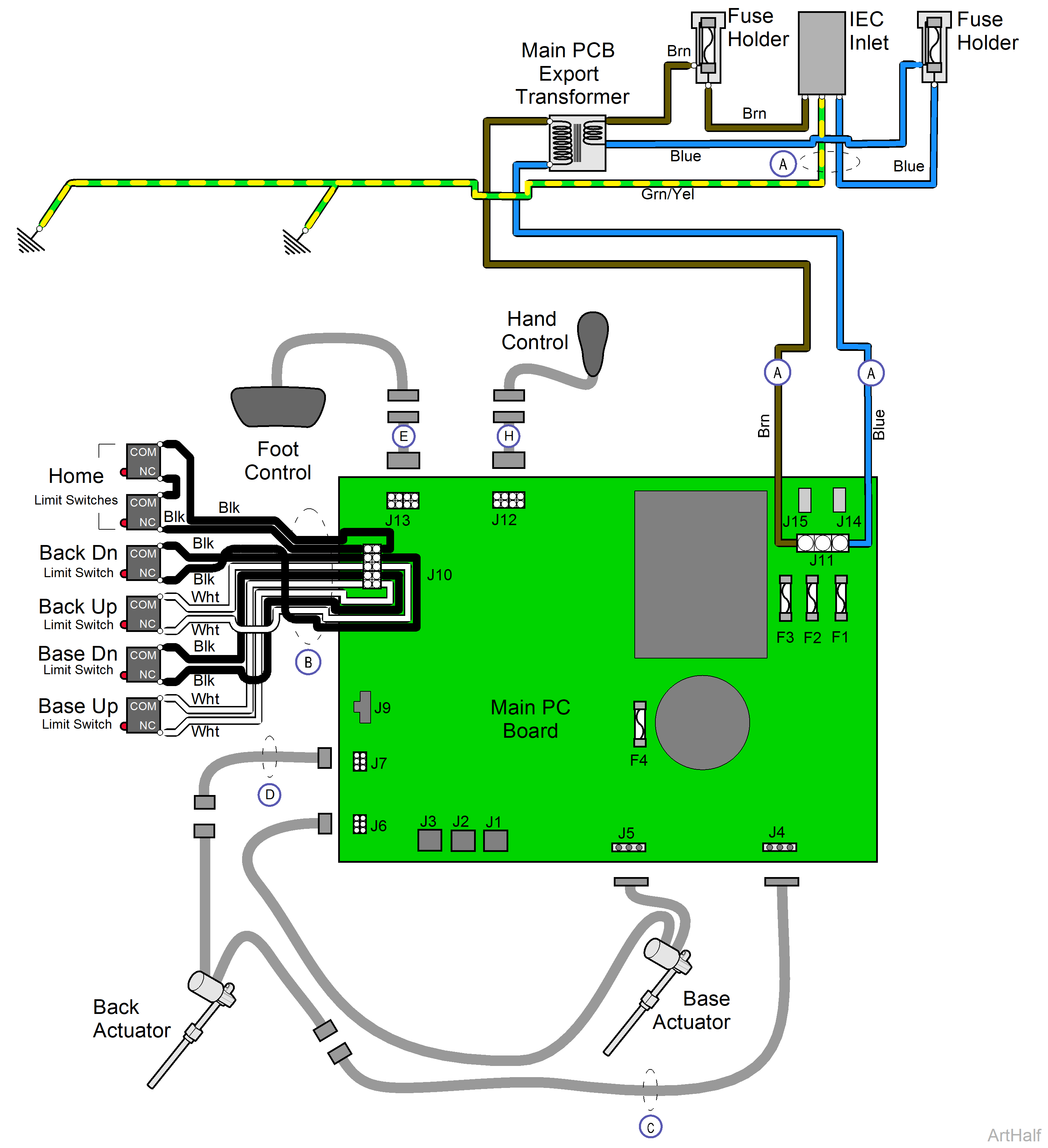 625 Table -005 Wiring Diagram