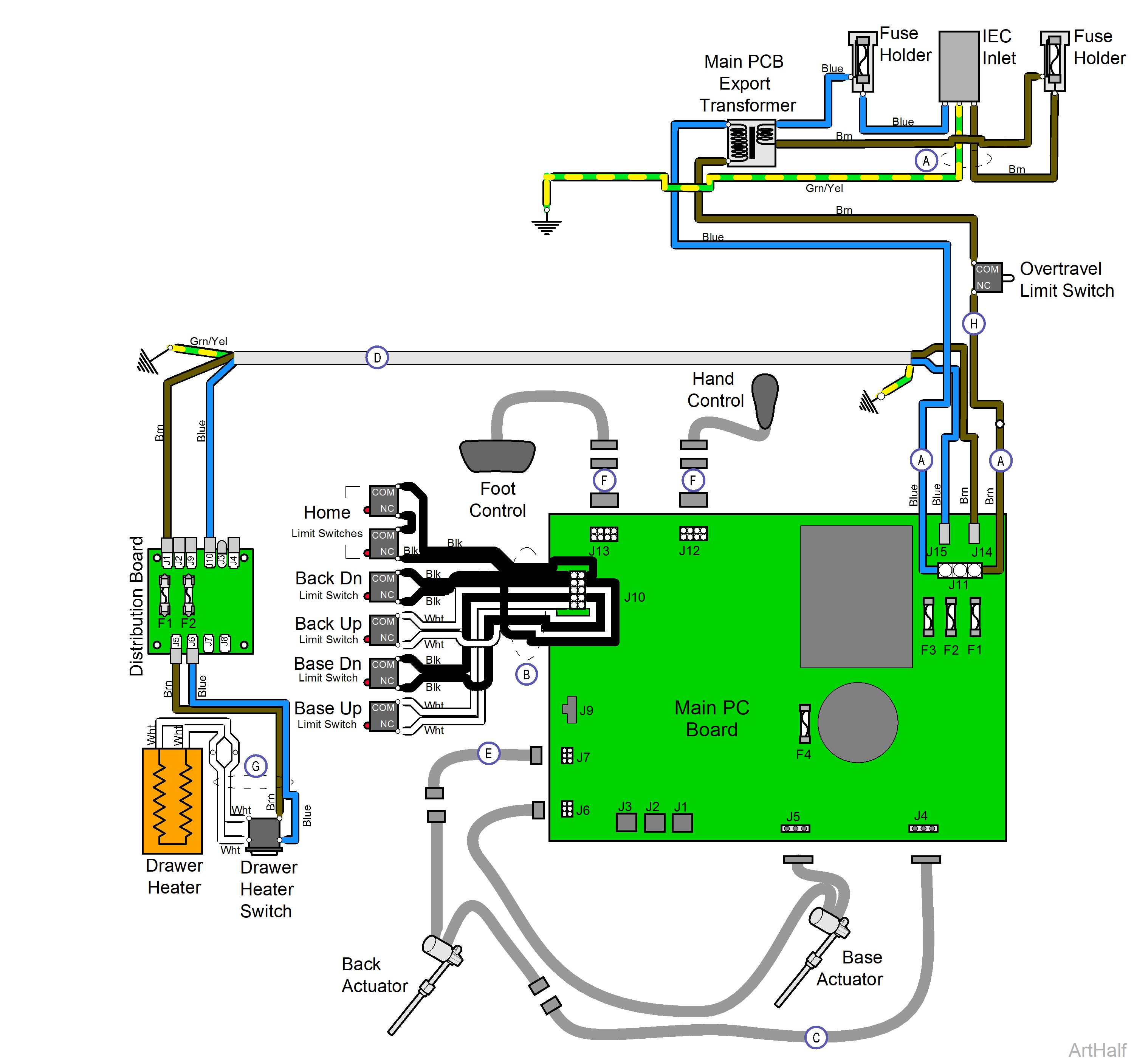 625 Table -006 Wiring Diagram