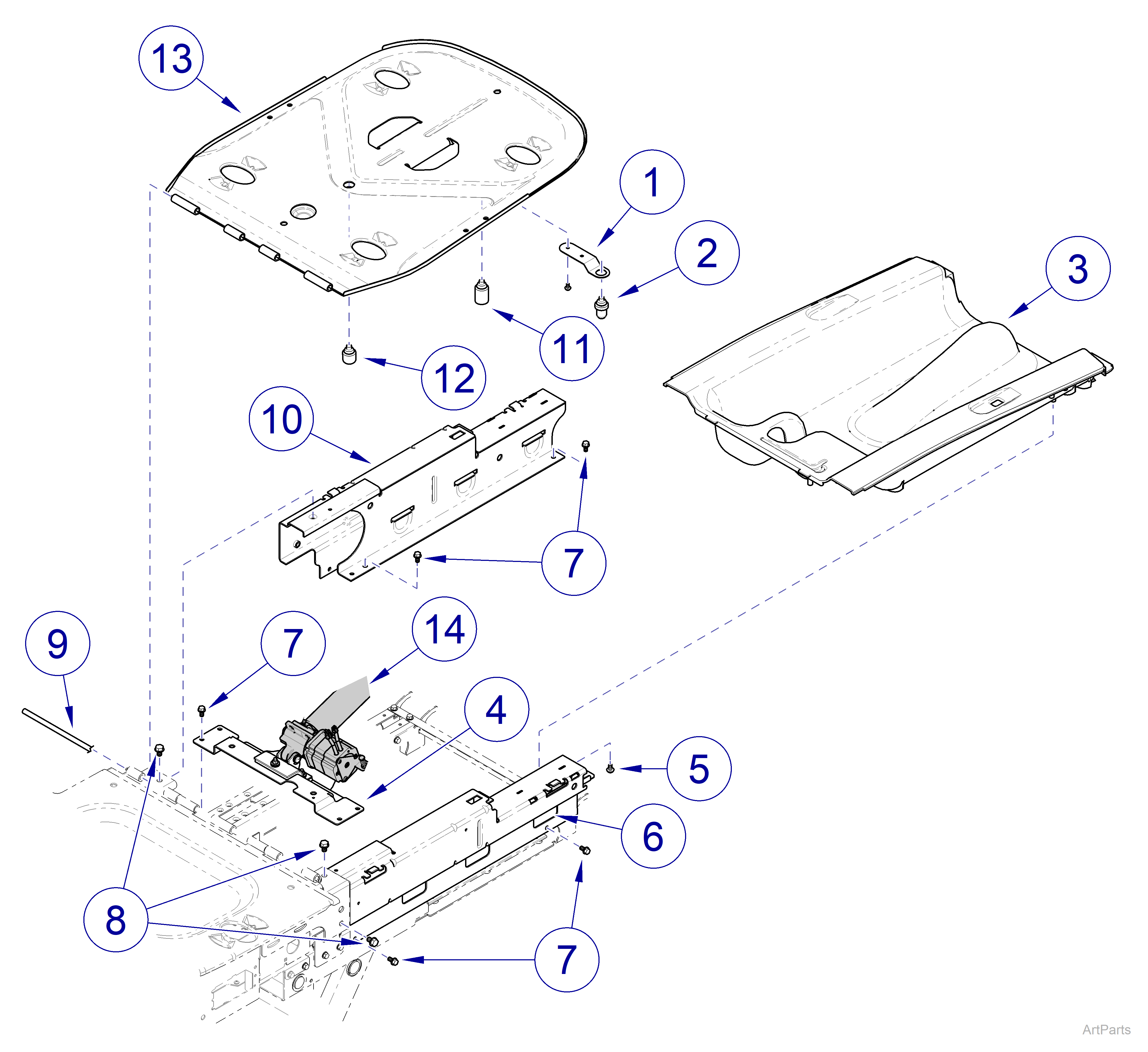 625 Table Back Section