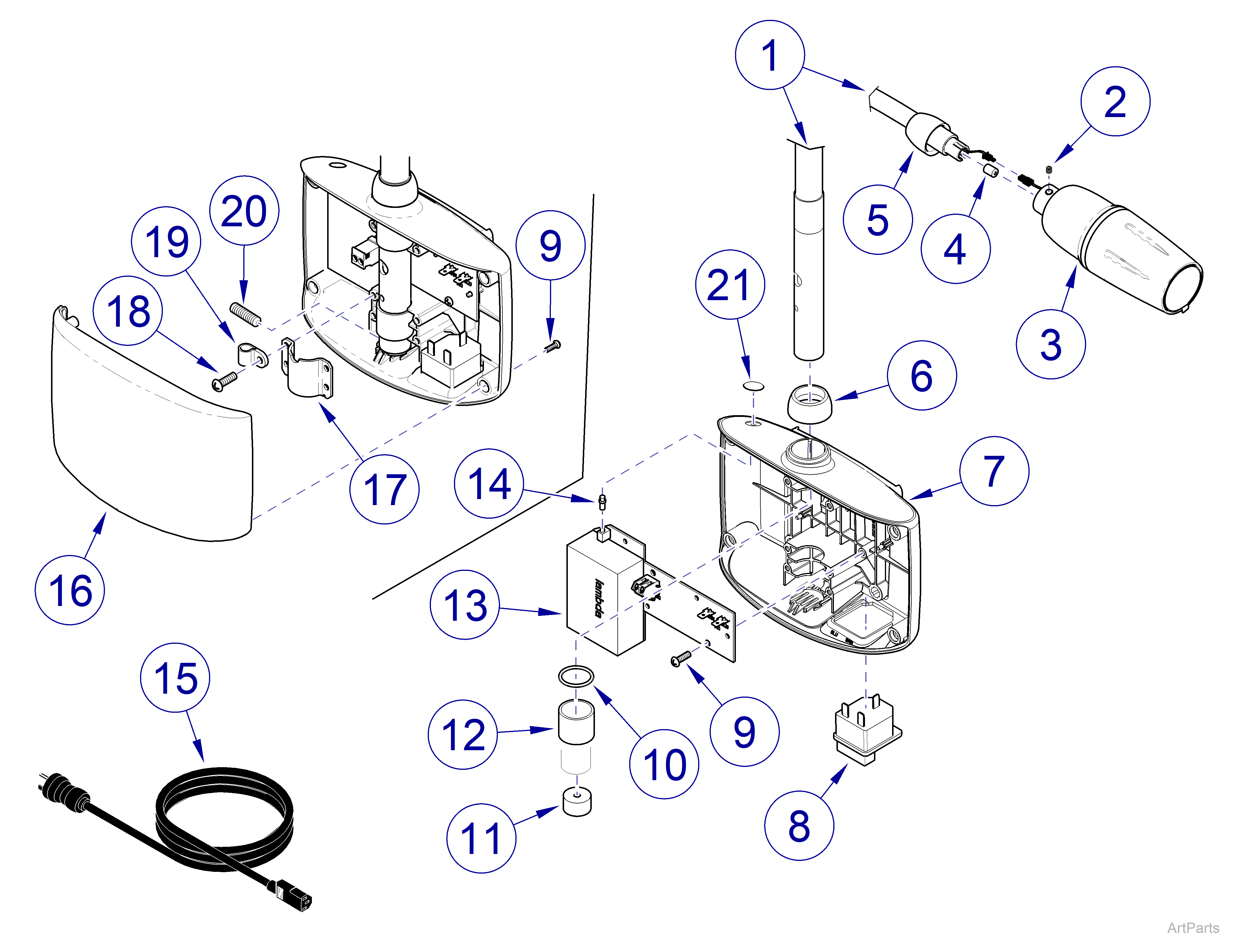 253 Light Light / Flex Arm Assembly