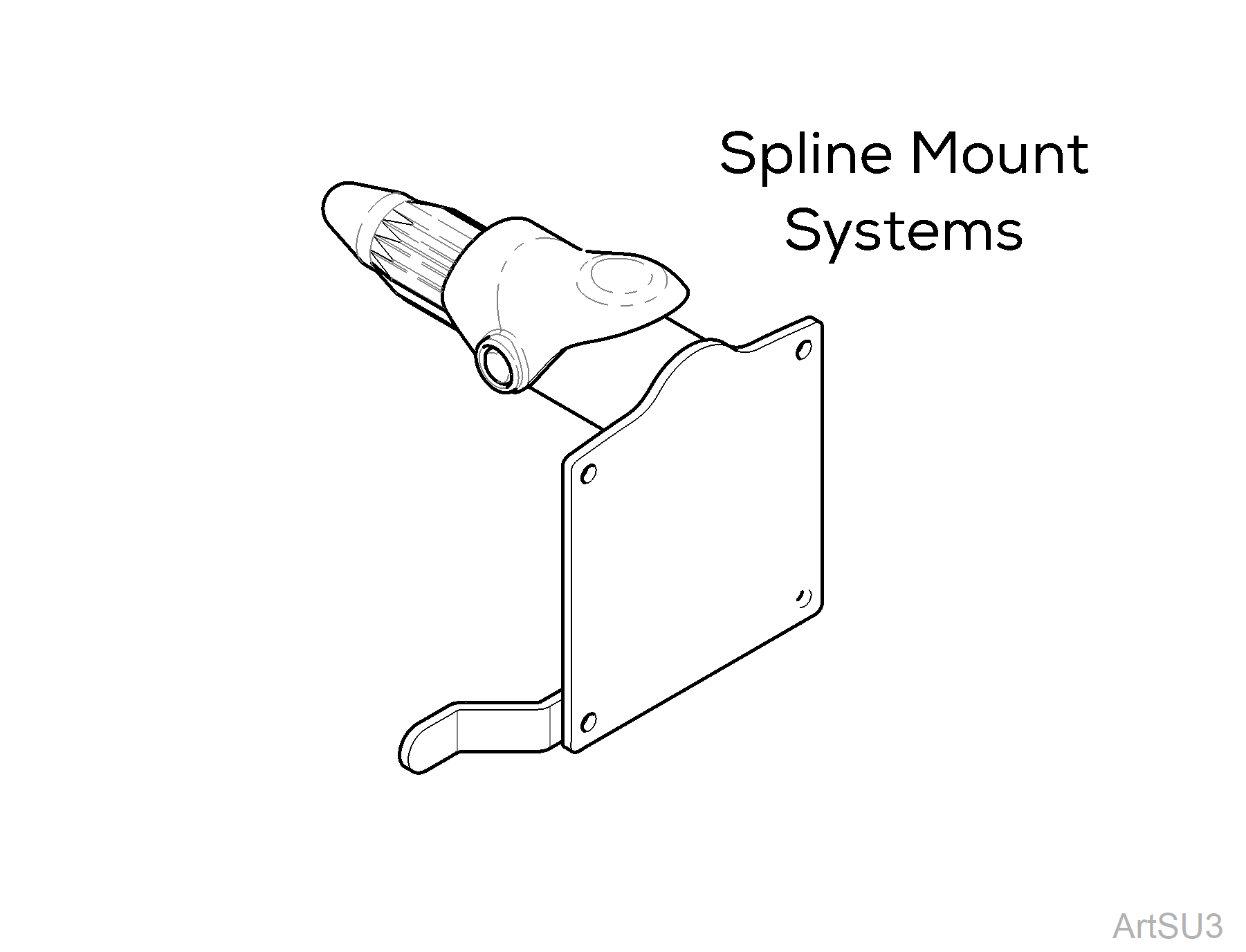 Spline Mount Systems for 253 Light