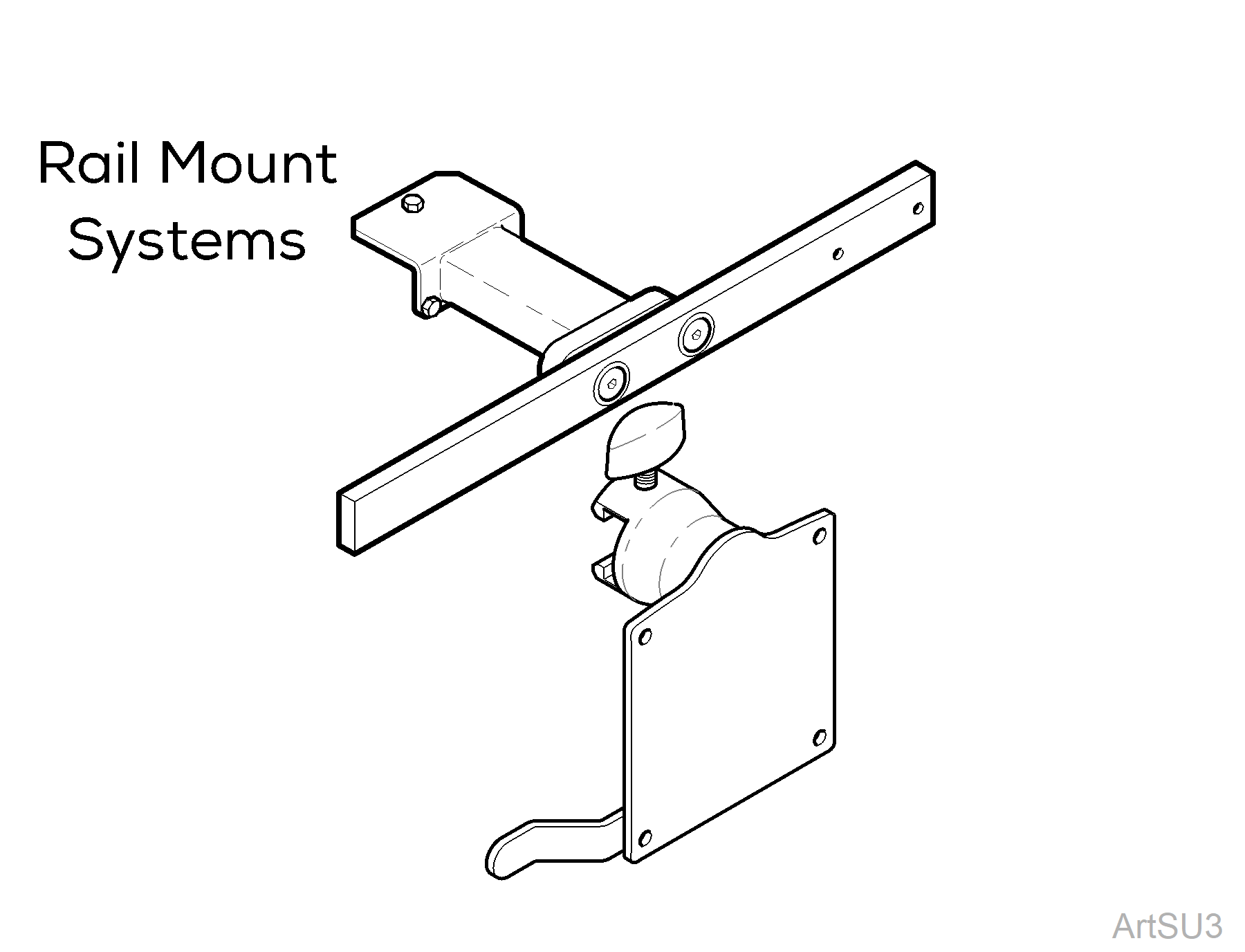 Rail Mount Systems for 253 Light