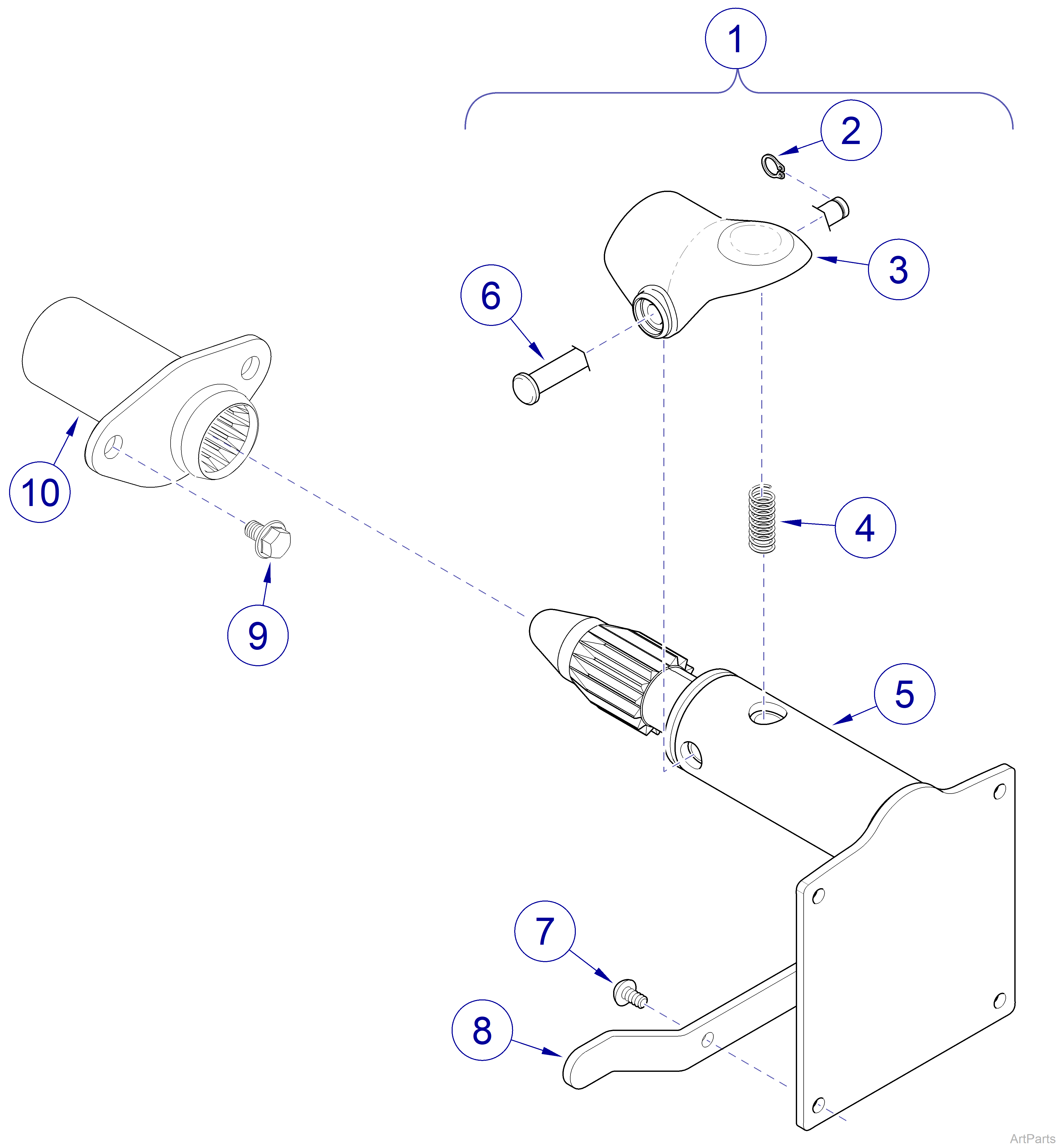 253 Light Extended Spline Mount System