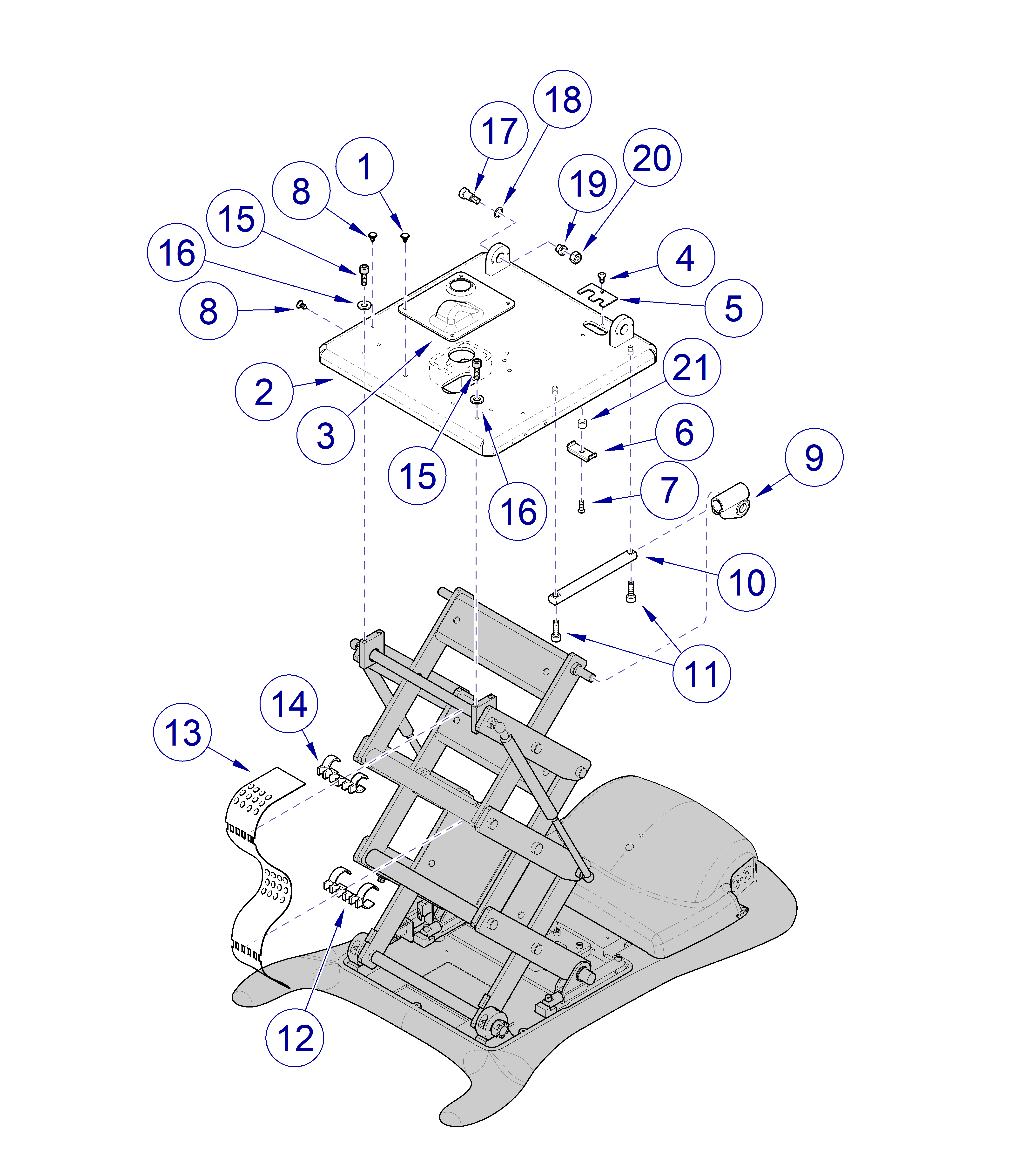 Column Top Assembly